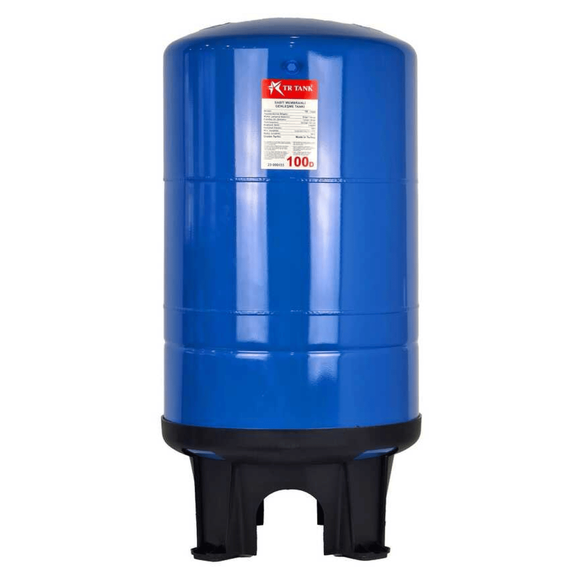 100 LT Dikey TR-Tank Sabit Membranlı Patlamayan Hidrofor Genleşme Tankı