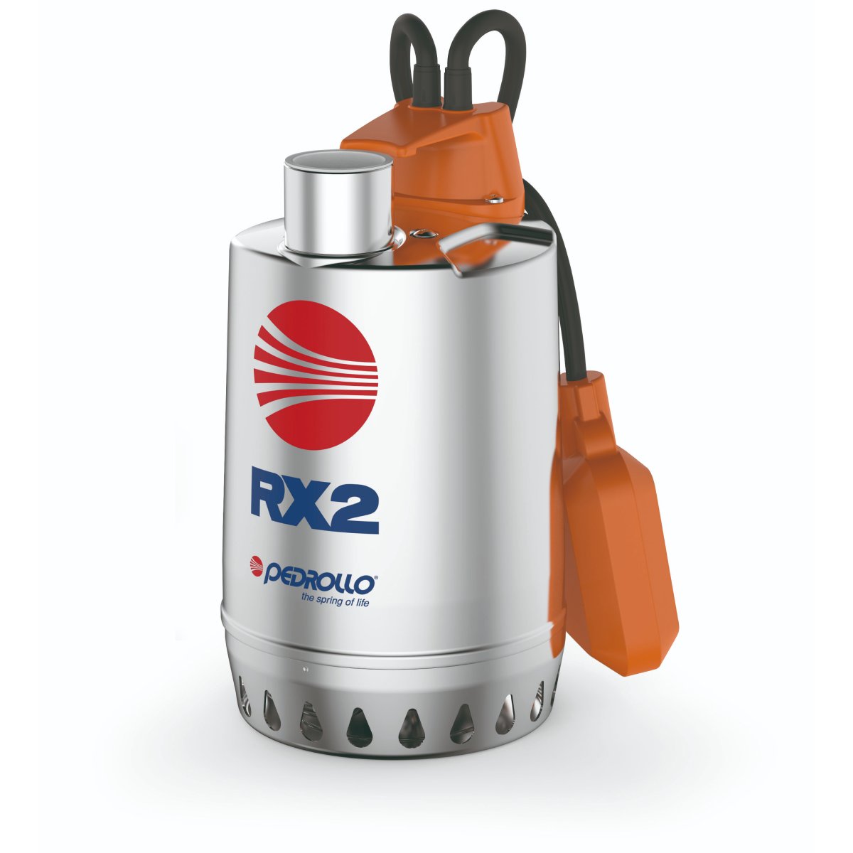 Pedrollo RXm 2 Flatörlü Komple Paslanmaz Drenaj Dalgıç Pompa Monofaze(220V) 