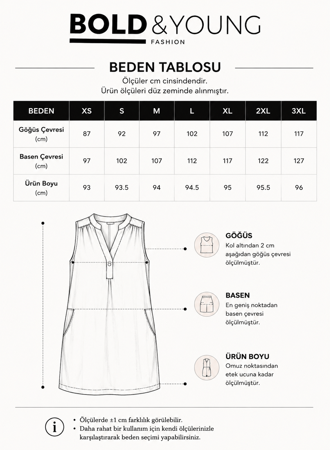 Bold & Young Kadife Kazayağı Desenli Cepli V Yaka Cepli Kadın Elbise