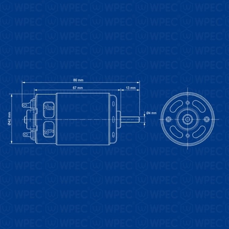 18 VOLT ŞARJLI MOTOR 4 MM