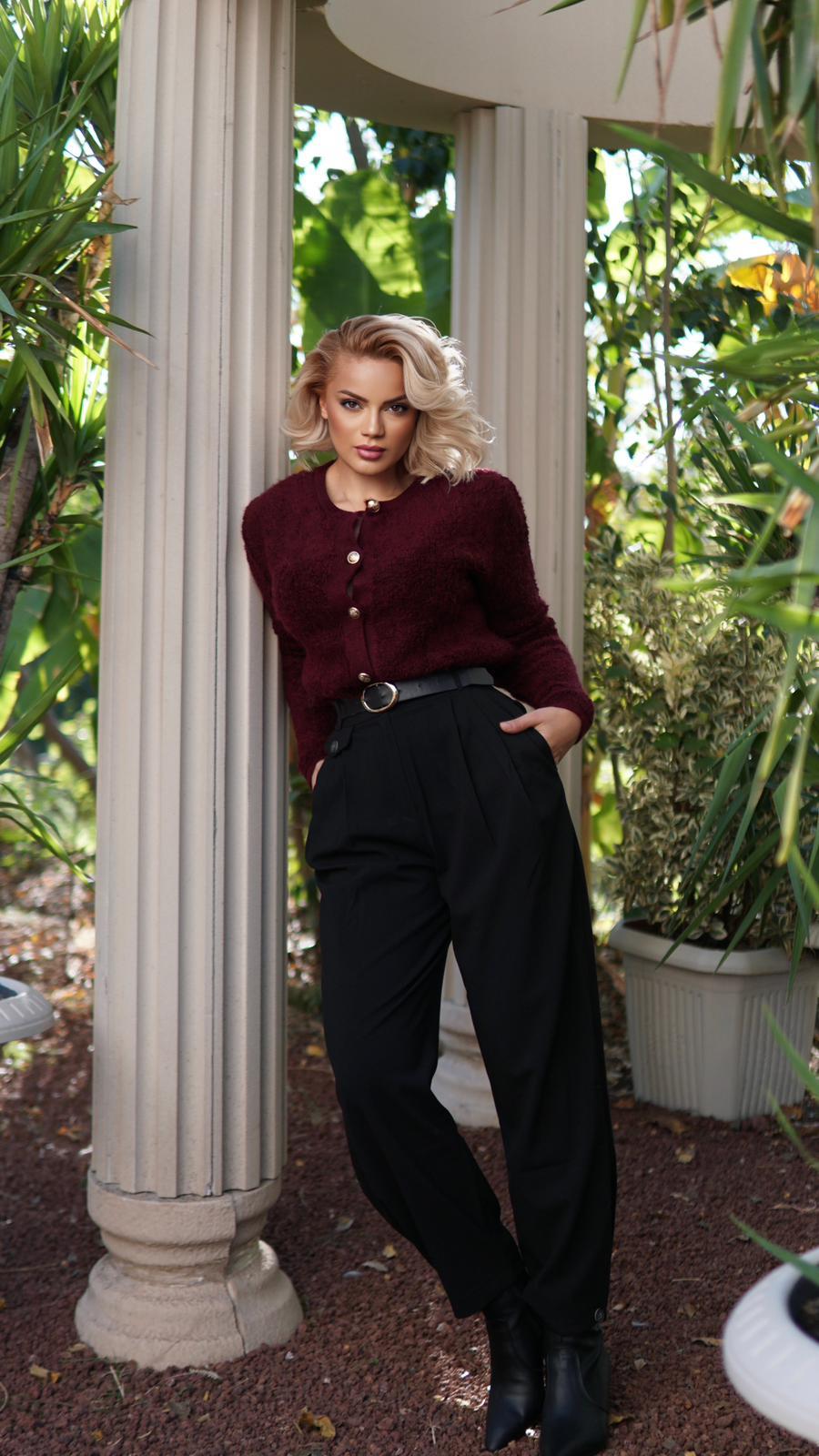 PİLELİ KUMAŞ PANTALON