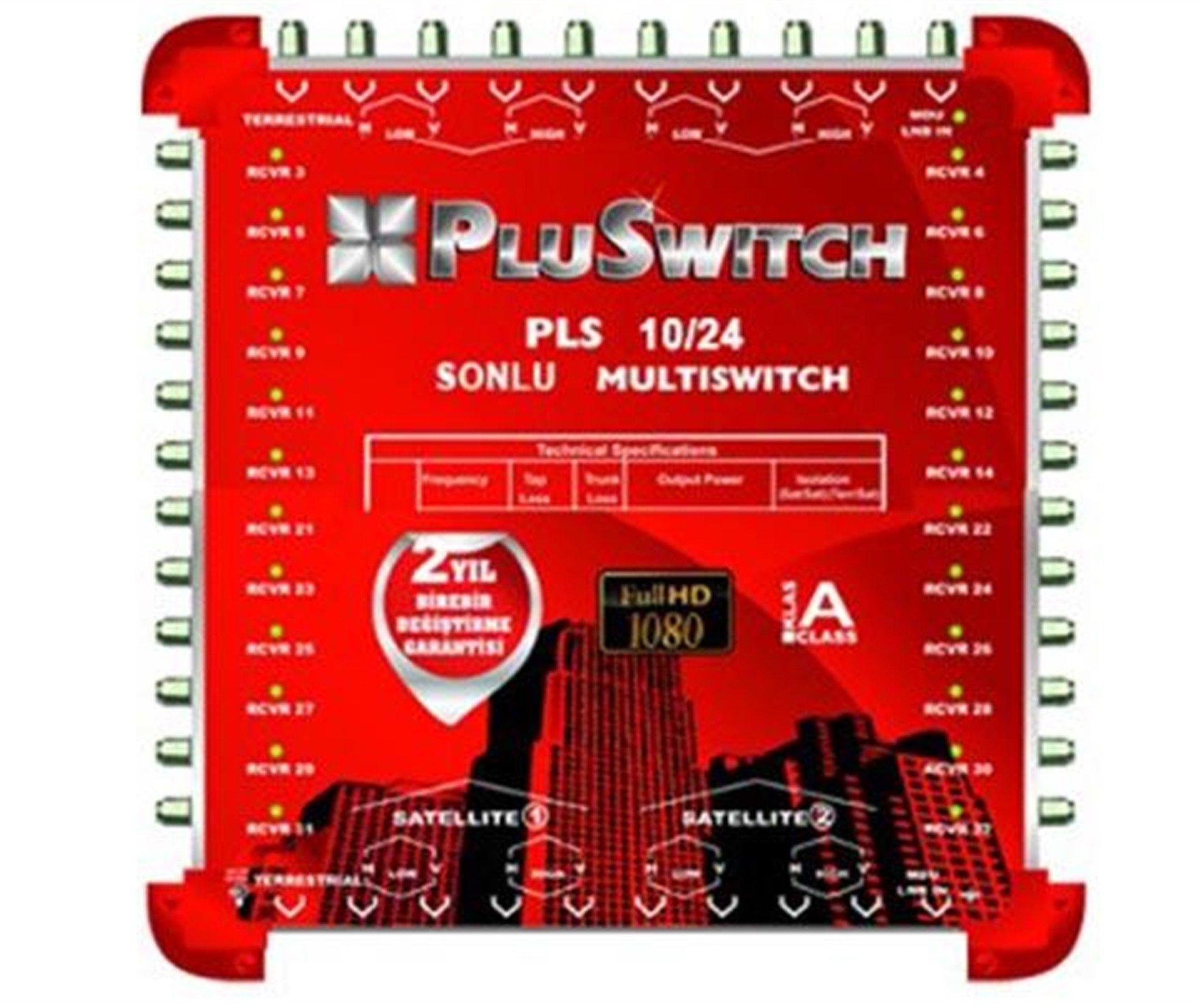 Pluswitch 10*24 Sonlu Uydu Santrali Pluswıtch - Mersat Sonlu Uydu Santral