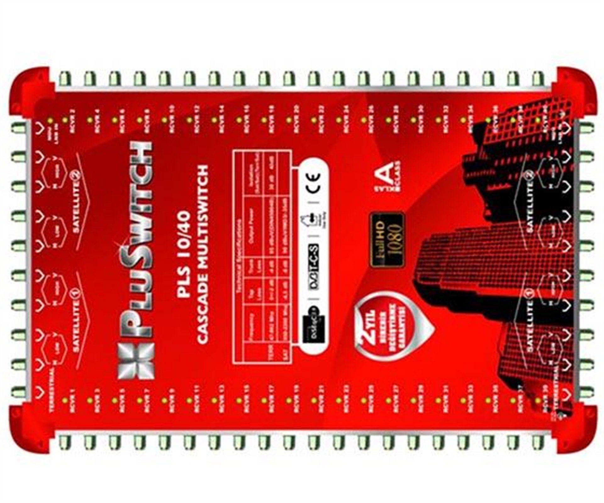 Pluswitch 10*40 Kaskatlı Uydu Santrali Pluswıtch - Mersat Sonlu Uydu Santral