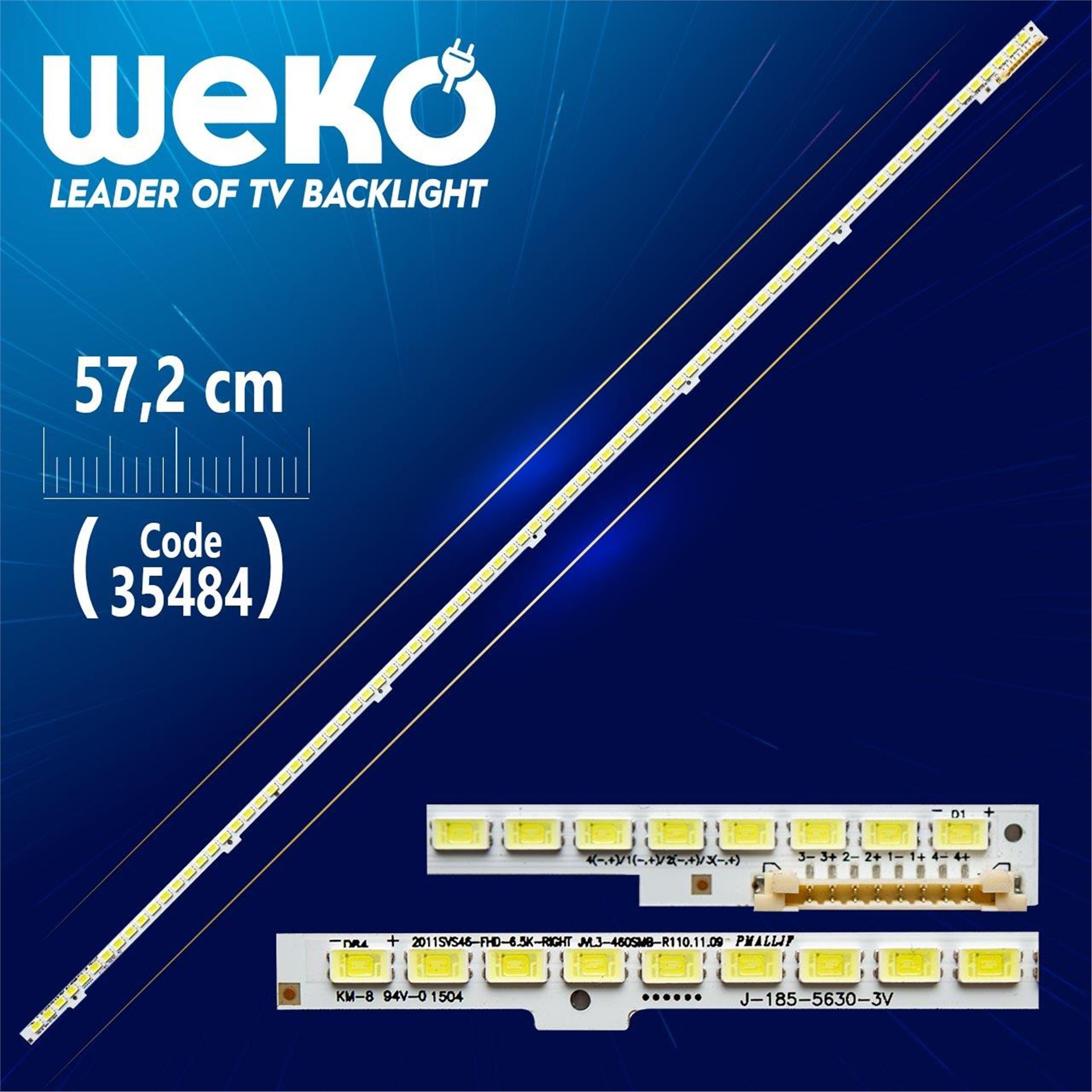 Weko 2011SVS46 _ 6.5K _ V2_4CH_PV_RIGHT84 - 57.2 Cm - (WK-1030) - Tv Led Bar - Tv Led Bar