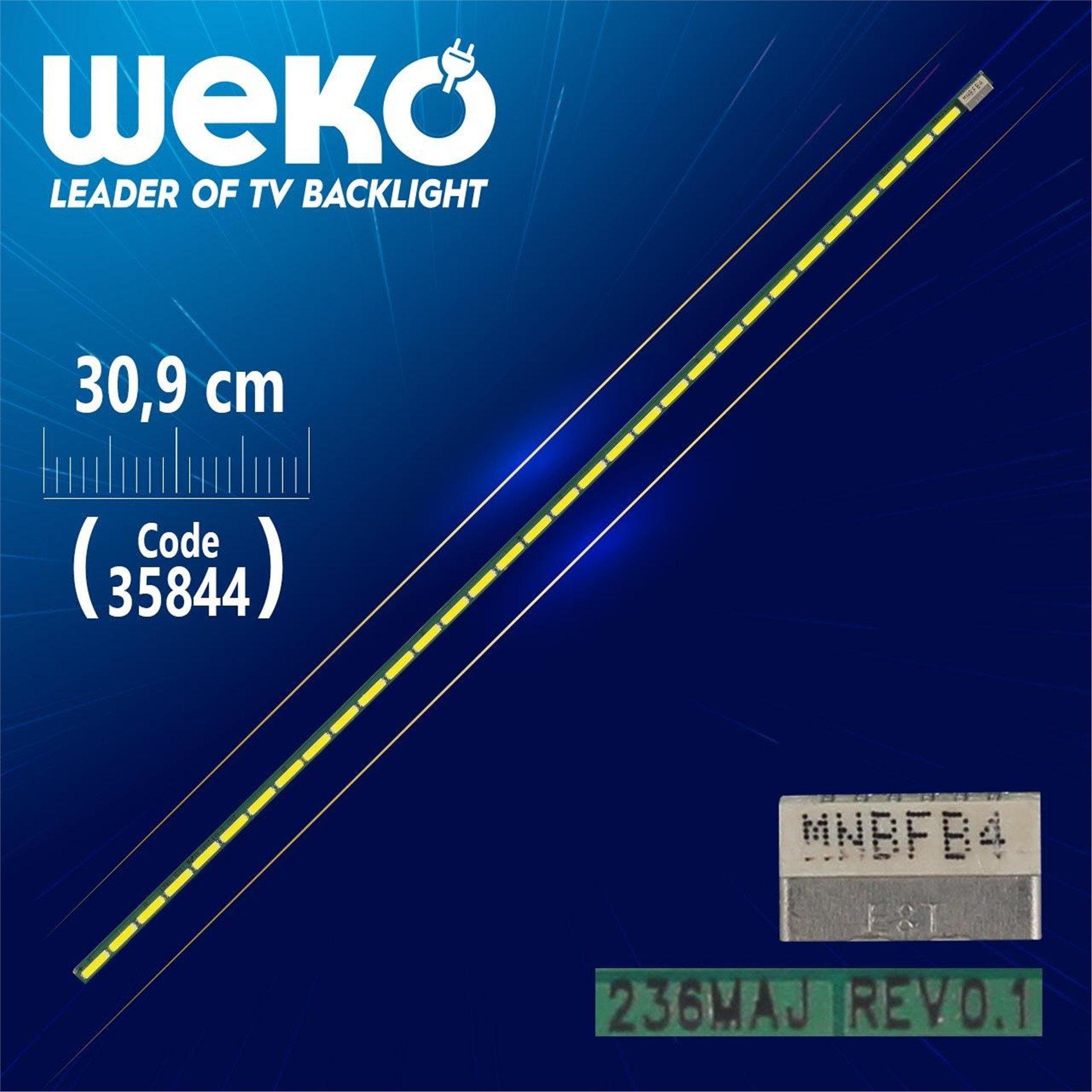Weko 236MAJ REV0.1 - 24M47 - MNBFB4 - 30.9 Cm 32 Ledli - WK-1306 Tv Led Bar - Tv Led Bar