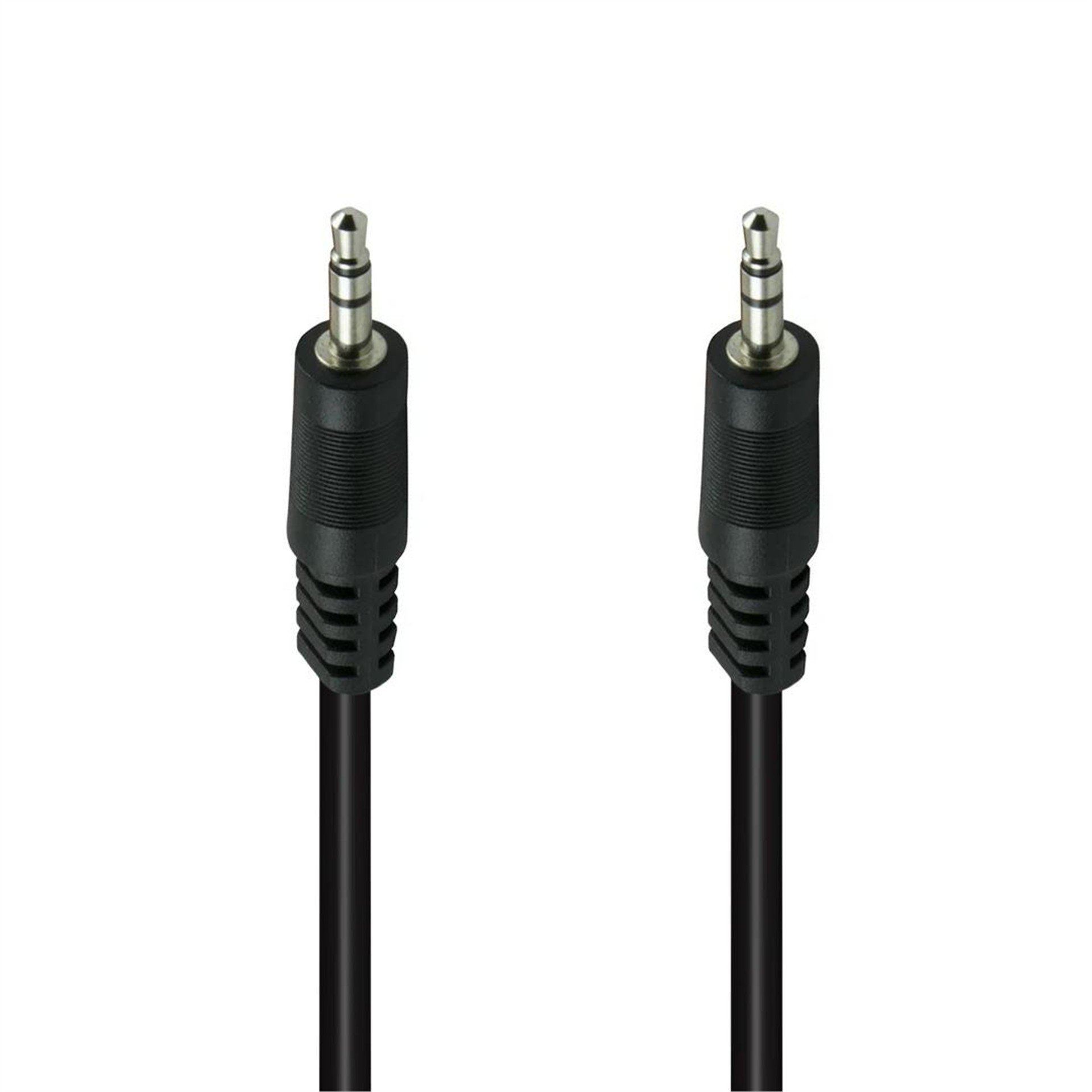 Powermaster 3.5 Mm Erkek/Erkek 5 Metre 3 Boğumlu Stereo Kablo - RCA-Ses Kabloları