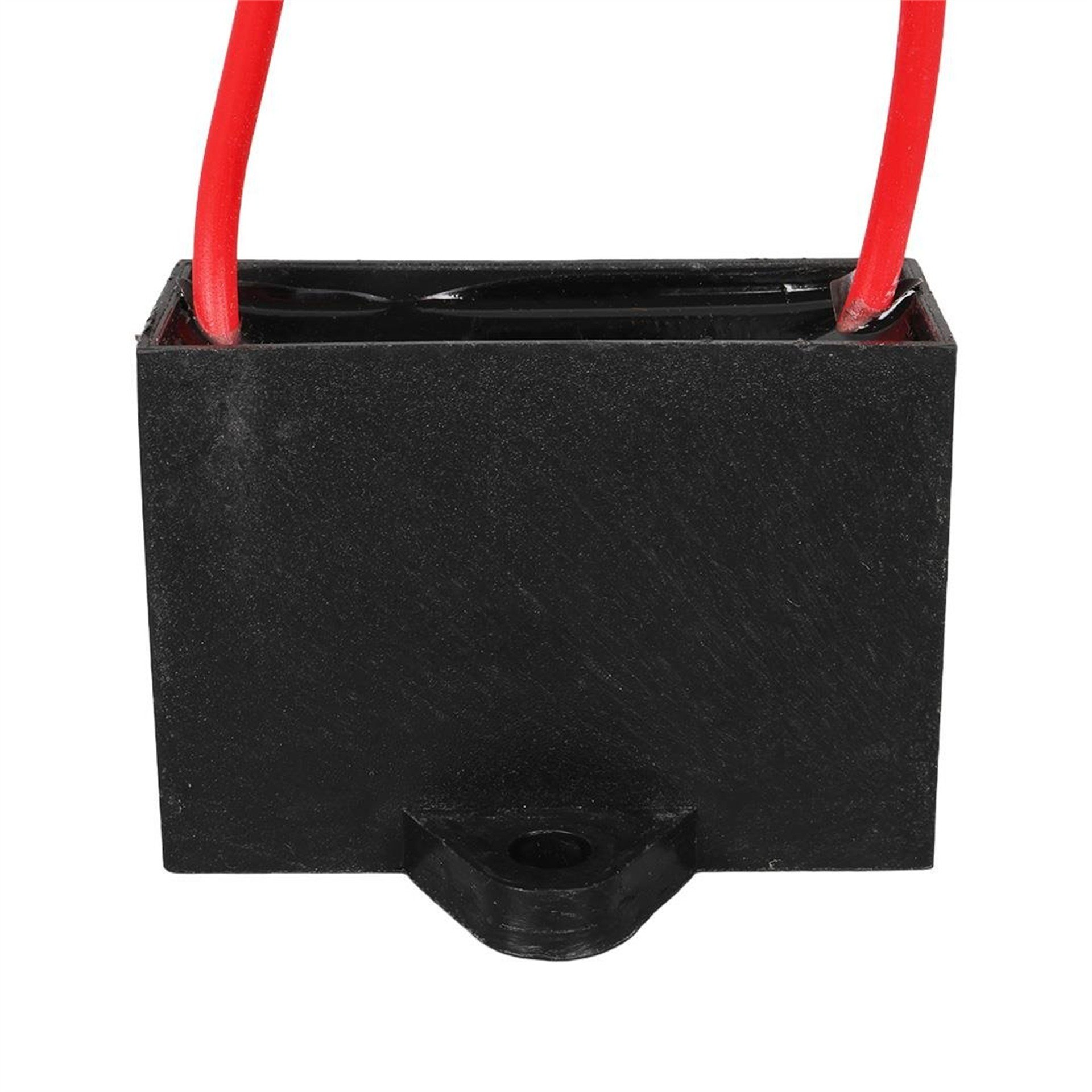 Oem 3.5UF 450VAC Siyah 10cm Kablolu Kare Tip Kutupsuz Kondansatör - Kondansatör