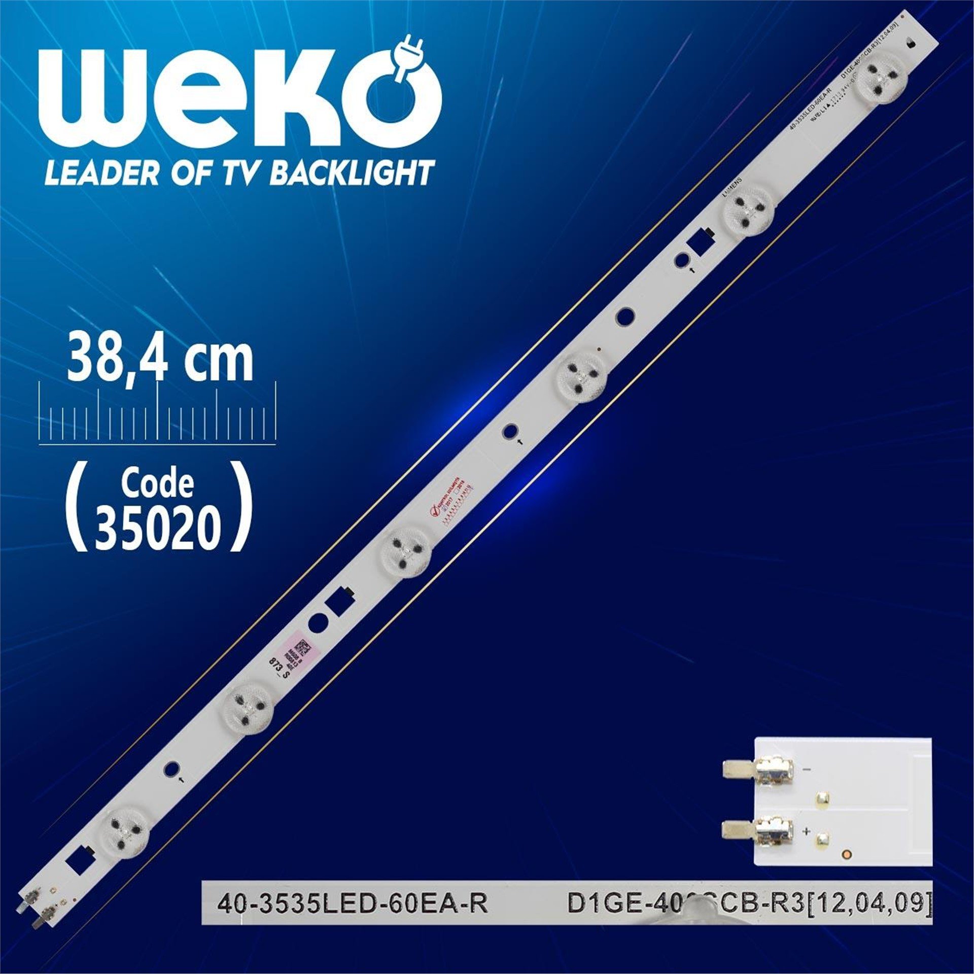 Weko 39-3535LED-60EA-R - D1GE-390SCB-R1 38.3 Cm Tv Led Bar - Tv Led Bar