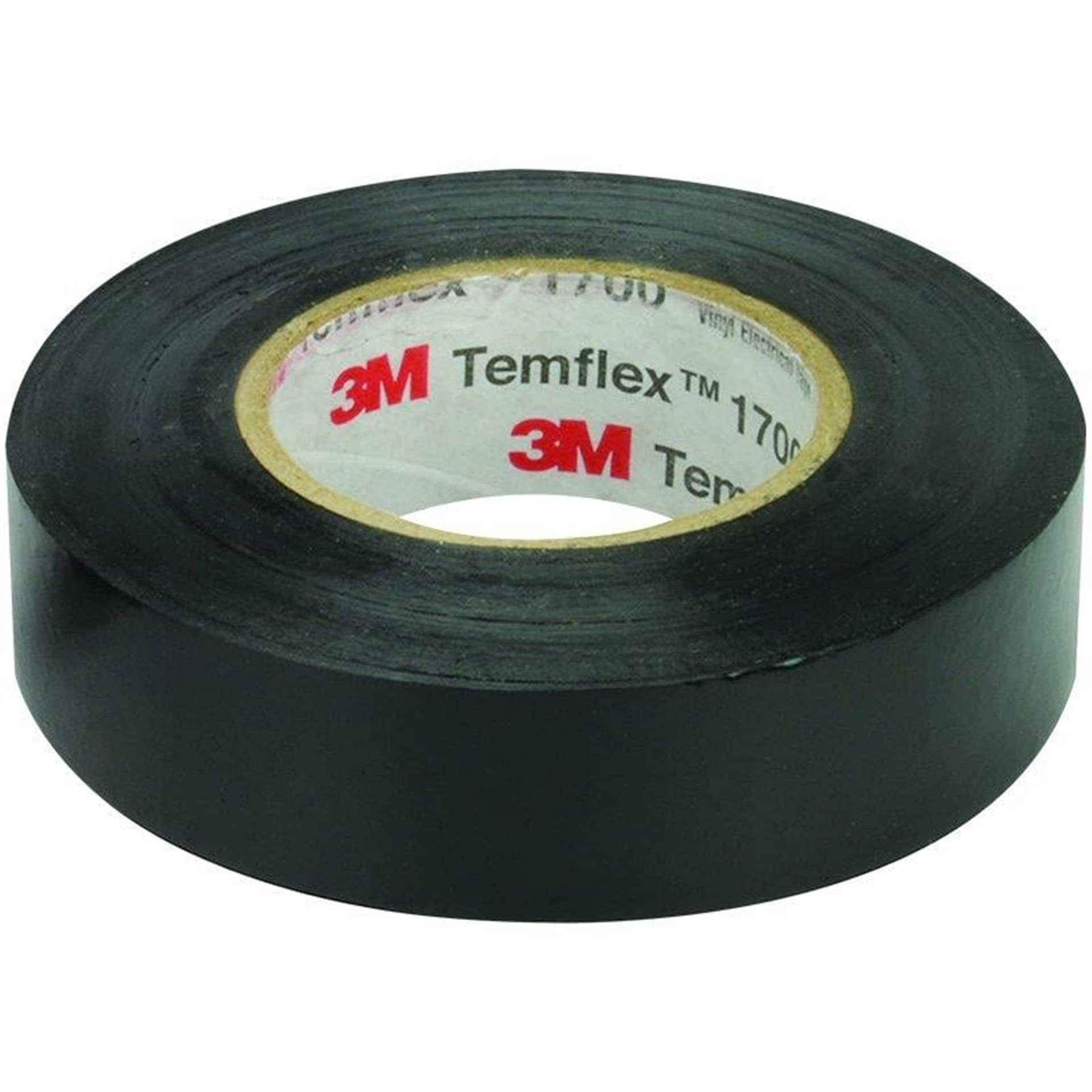 3M 3M Temflex 1300E Siyah 10'lu Paket Pvc İzole Bant 0.13x19x0.13Mm - Kablo Ekipmanları