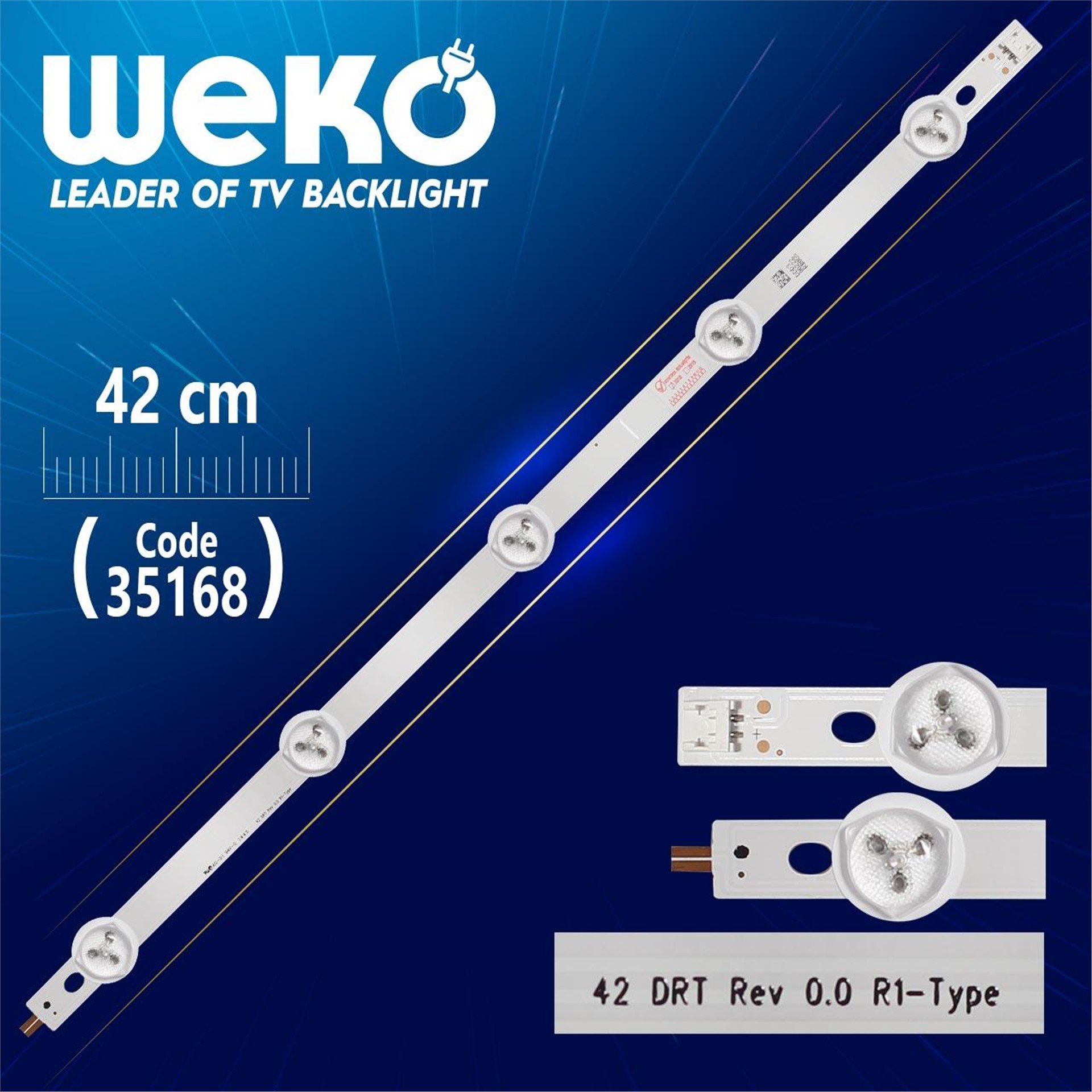 Weko 42'' DRT REV0.0 R1-TYPE - 42 Cm 5 Ledli - WK-874 Led Tv Bar - Tv Led Bar