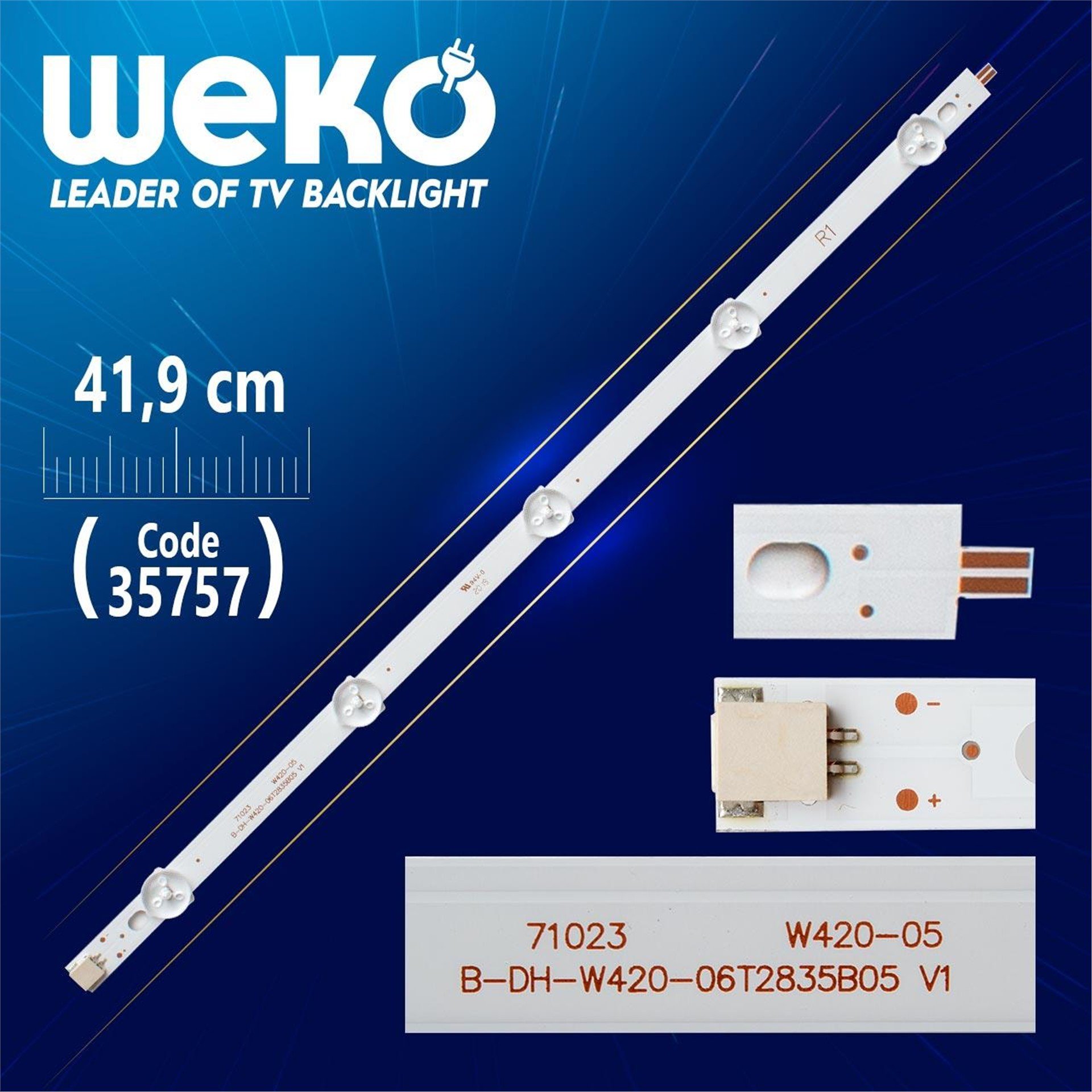 Weko 42'' ROW2.1 REV 0.6 1 R1-TYPE 6916L-1215A - 41.9 Cm 5 Ledli - (WK-1225) Tv Led Bar - Tv Led Bar