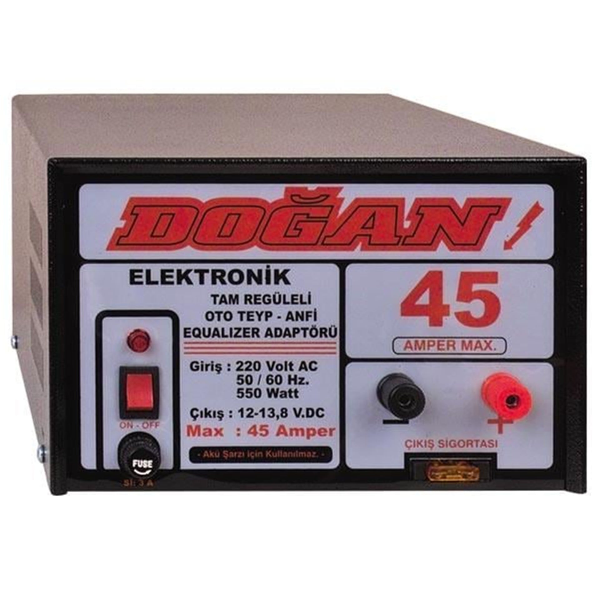 Doğan 45 Amper 12 Volt Regüleli Adaptör Doğan - Adaptörler
