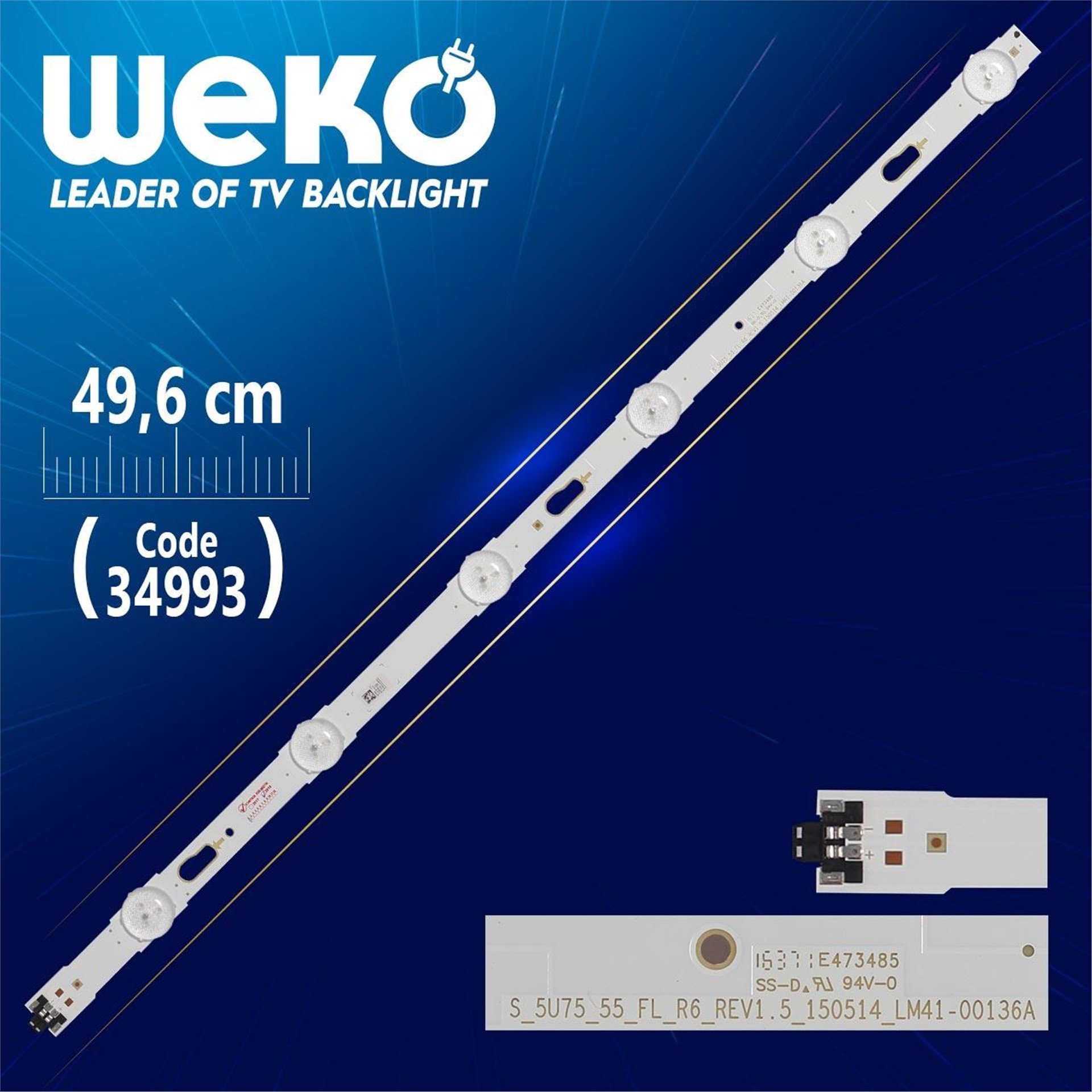 Weko 55'' Inch V5DU-550DCB-R1-S_5U75_55_FL_R6_REV1.5-LM41-00136A Tv Led Bar - Tv Led Bar