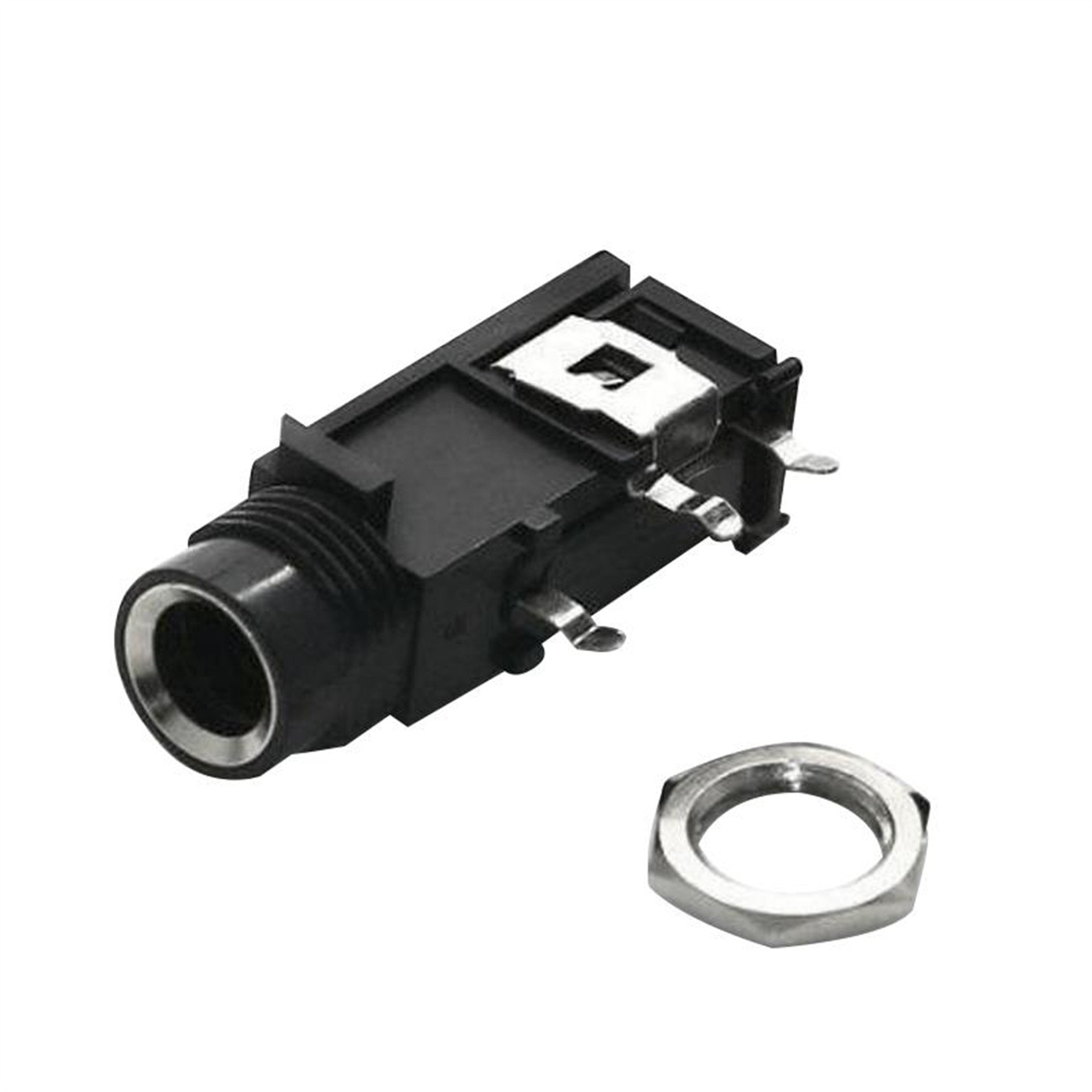 Powermaster 6.3 Mm Gitar Jack Stereo Yatay Şase ZE-1061 - Fiş - Jack - Şase