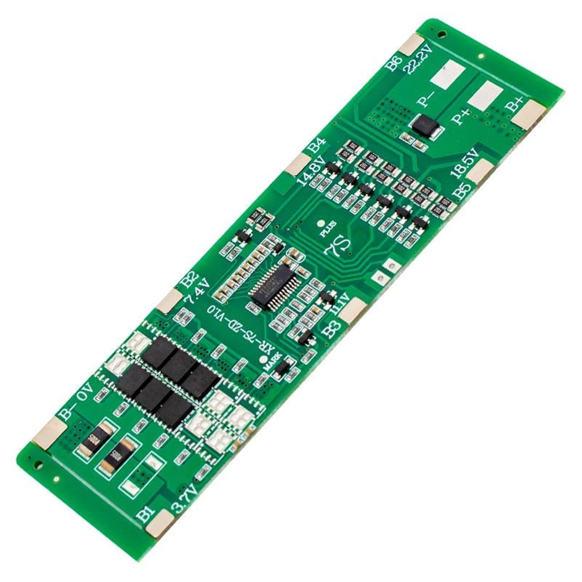 Powermaster 7S 24 Volt 20 Amper 18650 Pil Şarj Koruma Kartı (8 IC li) - Pil Koruma Devresi BMS