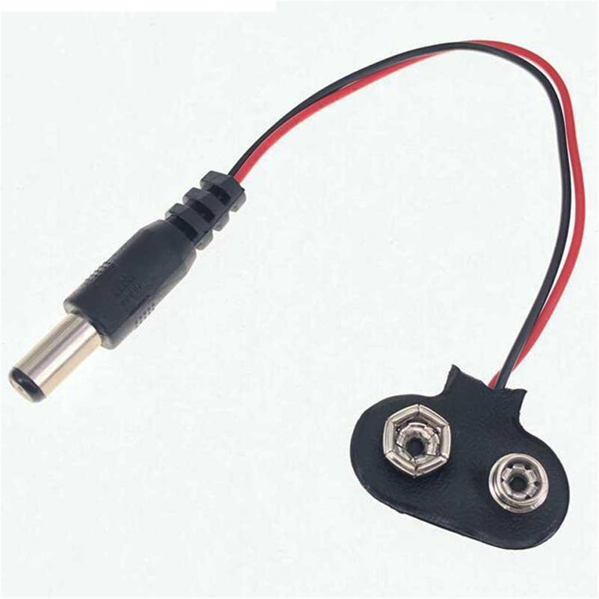 Powermaster 9 Volt 2.1 Mm Jacklı Pil Başlığı (IC-232A) - Fiş - Jack - Şase - Buton - Konnektör