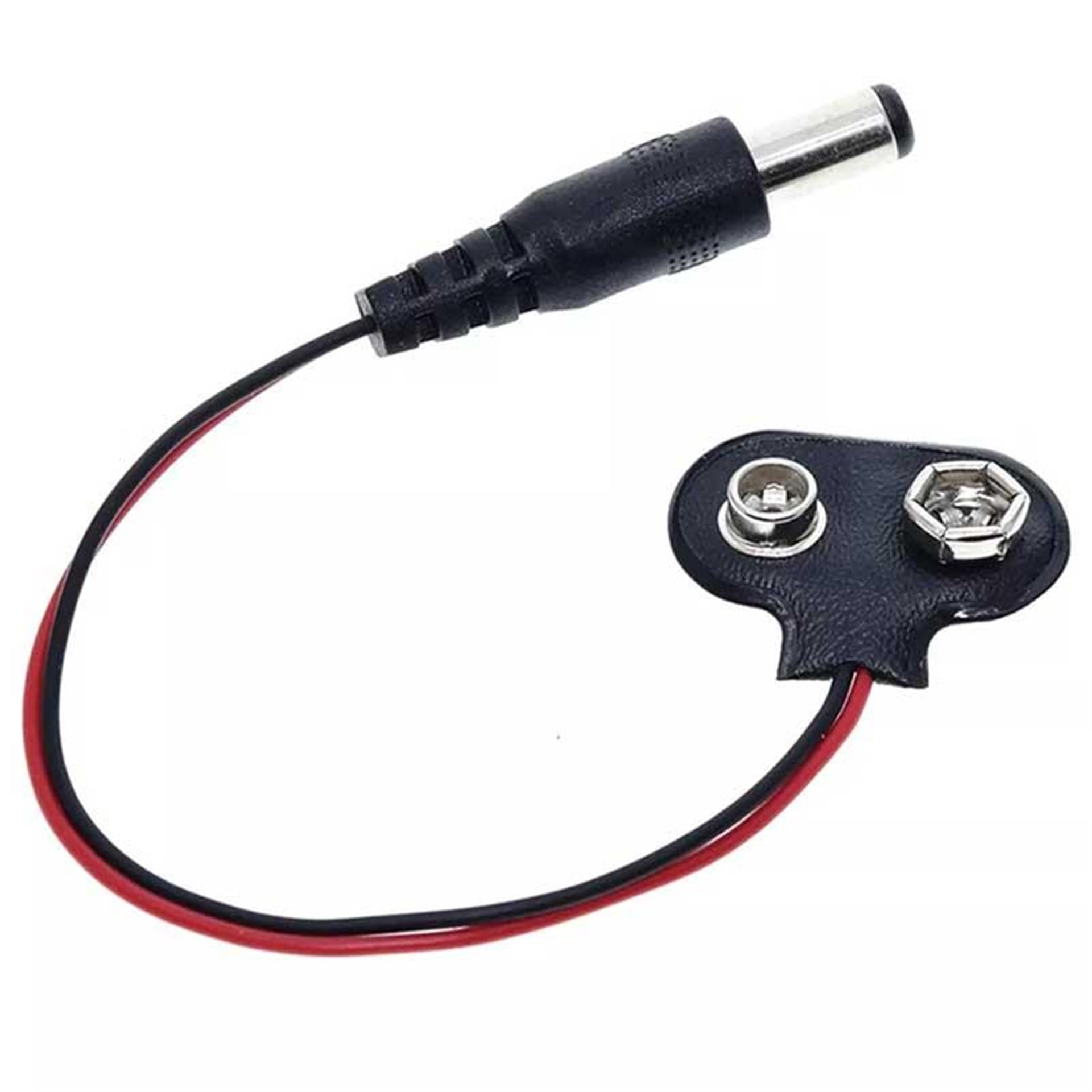 Powermaster 9 Volt 2.1 Mm Jacklı Pil Başlığı (IC-232A) - Fiş - Jack - Şase - Buton - Konnektör