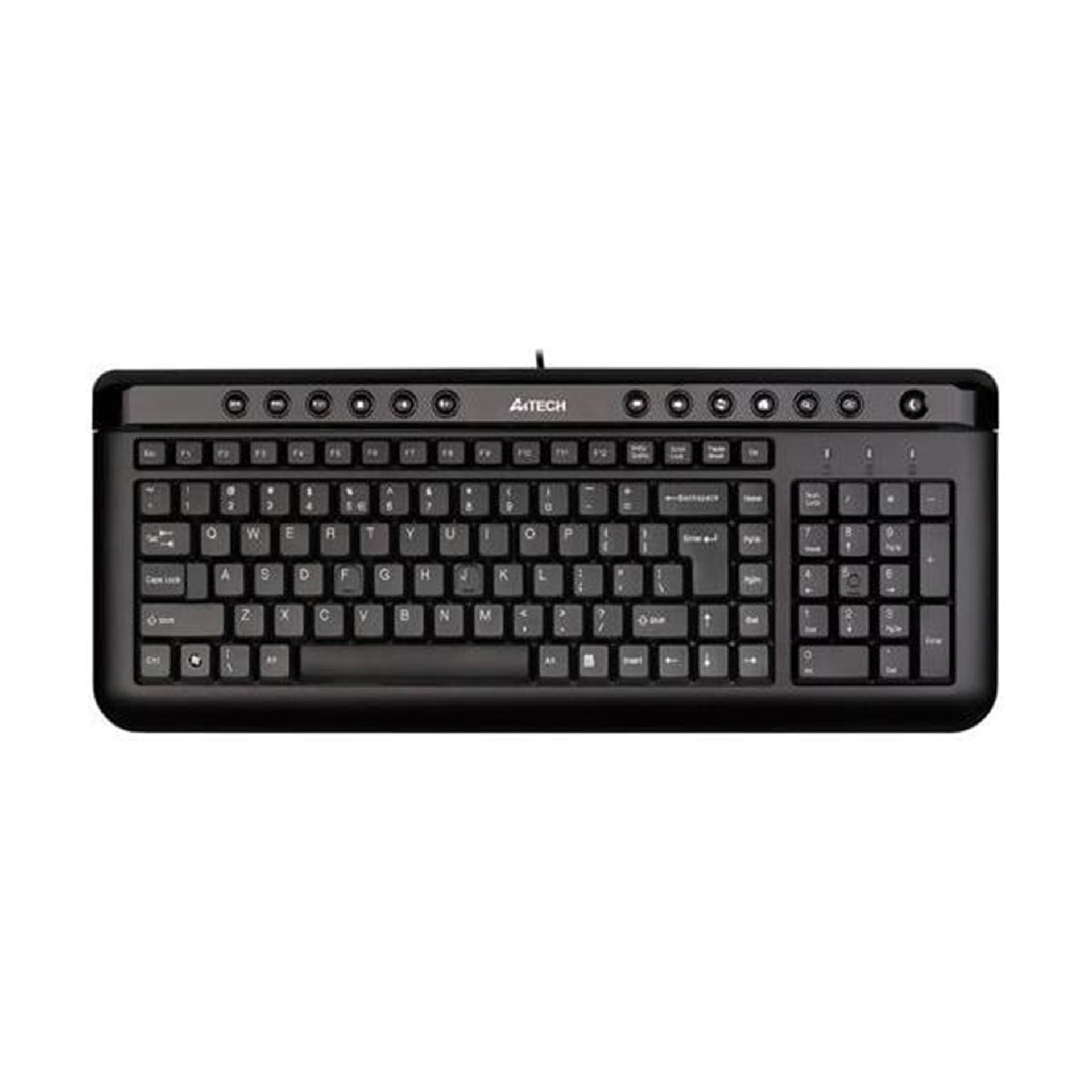 A4 Tech A4 Tech Kl-40 Multimedya X-Slım Siyah Usb Klavye - Klavye & Mouse Set