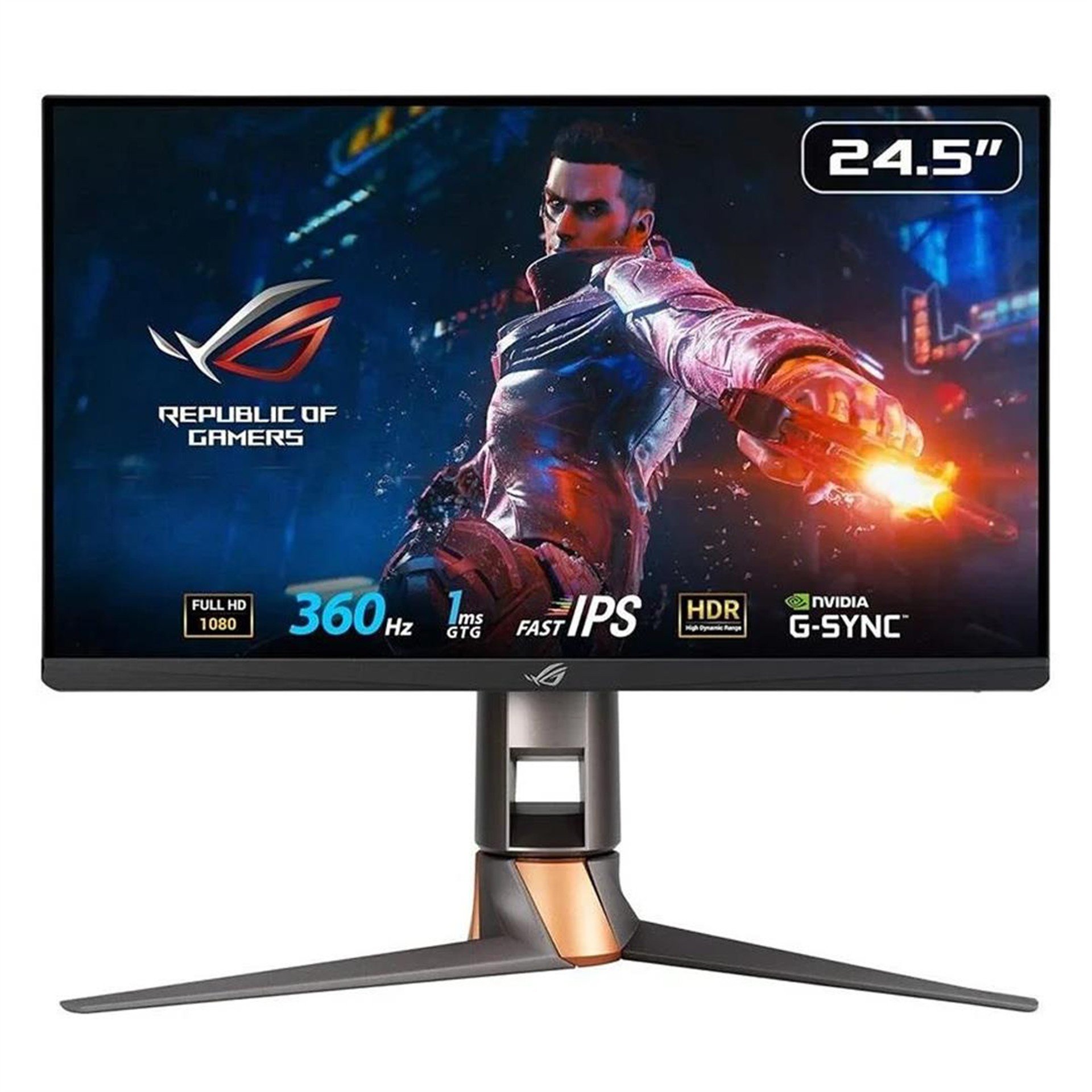 Asus Asus ROG Swift 24.5'' 1ms Full HD Pivot IPS 360Hz Oyuncu Monitörü (PG259QN) - Gaming Monitör