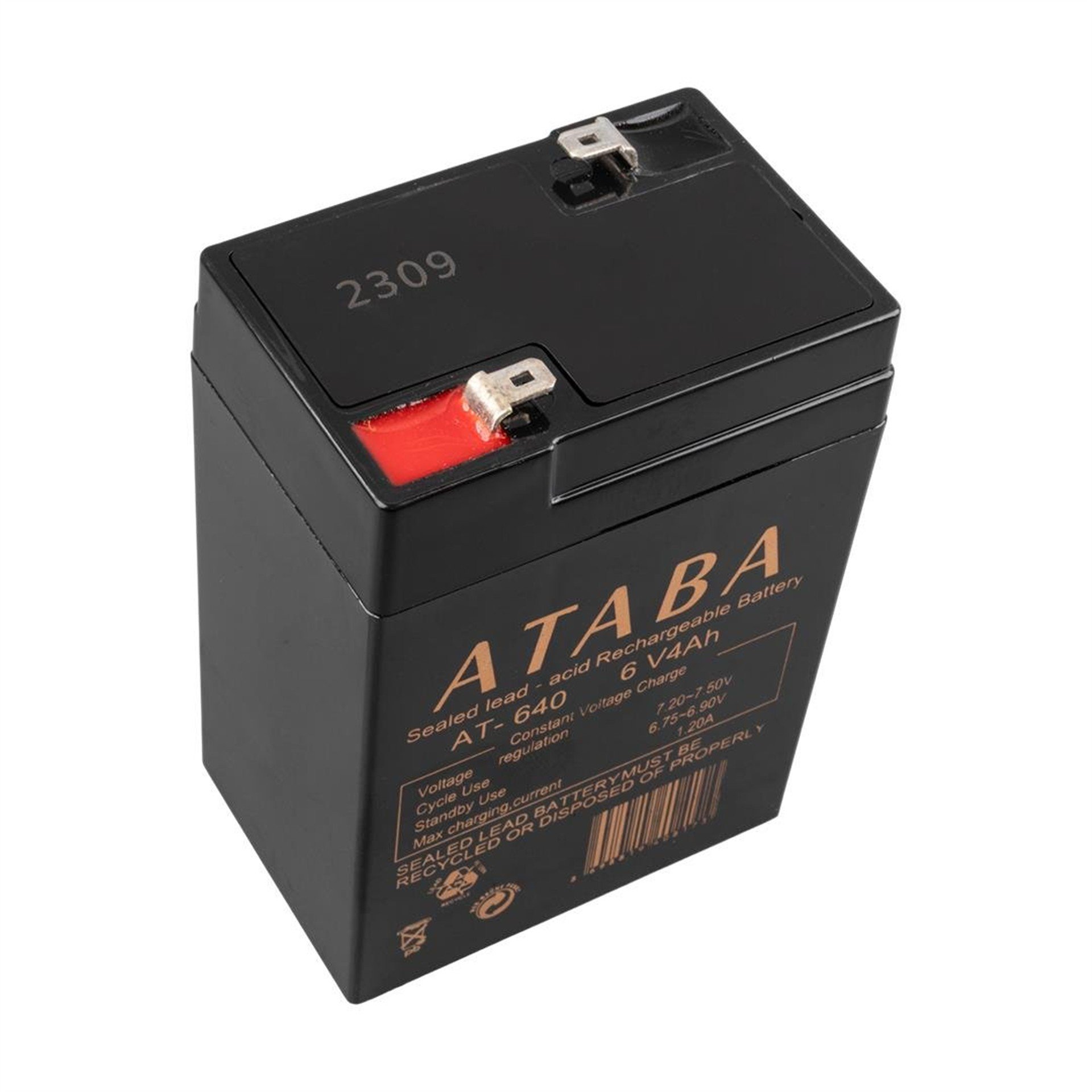Ataba Ataba AT-640 6 Volt - 4 Amper Işıldak Aküsü - Kuru Akü