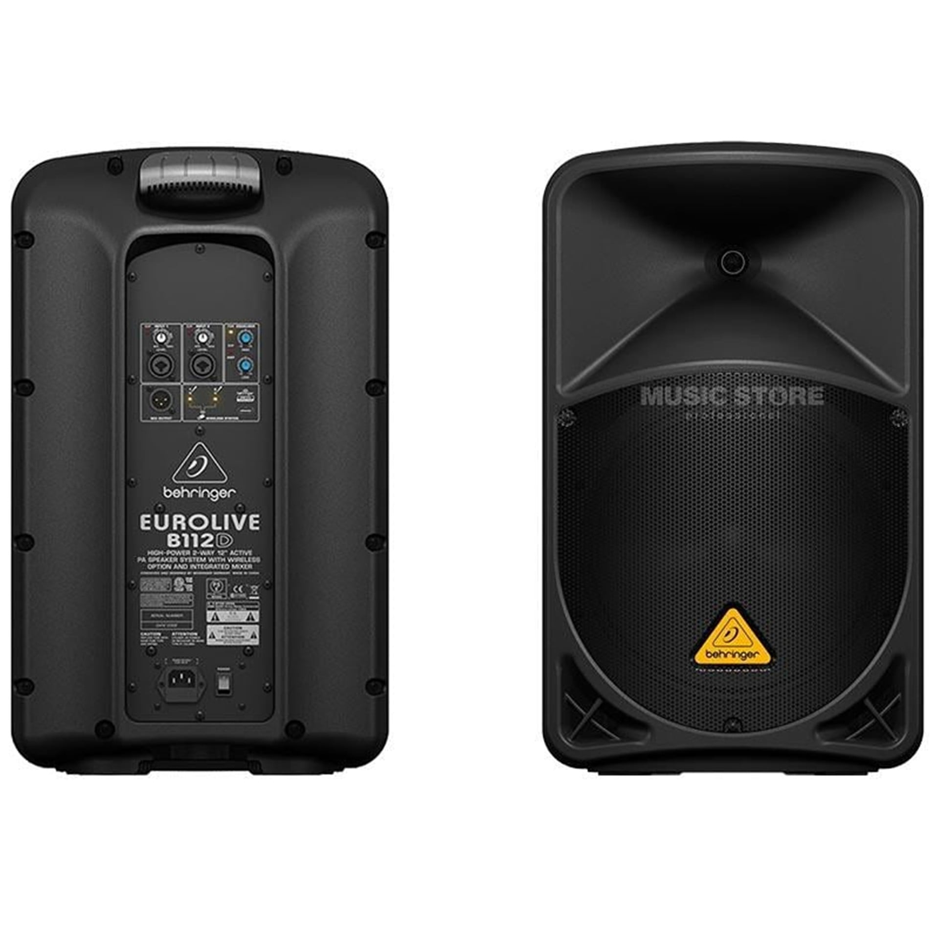 Behringer Behringer Eurolive B112D 12''+1.35'' Çift Yollu 1000W 30 Cm Aktif Hoparlör - Alçıpan Hoparlör