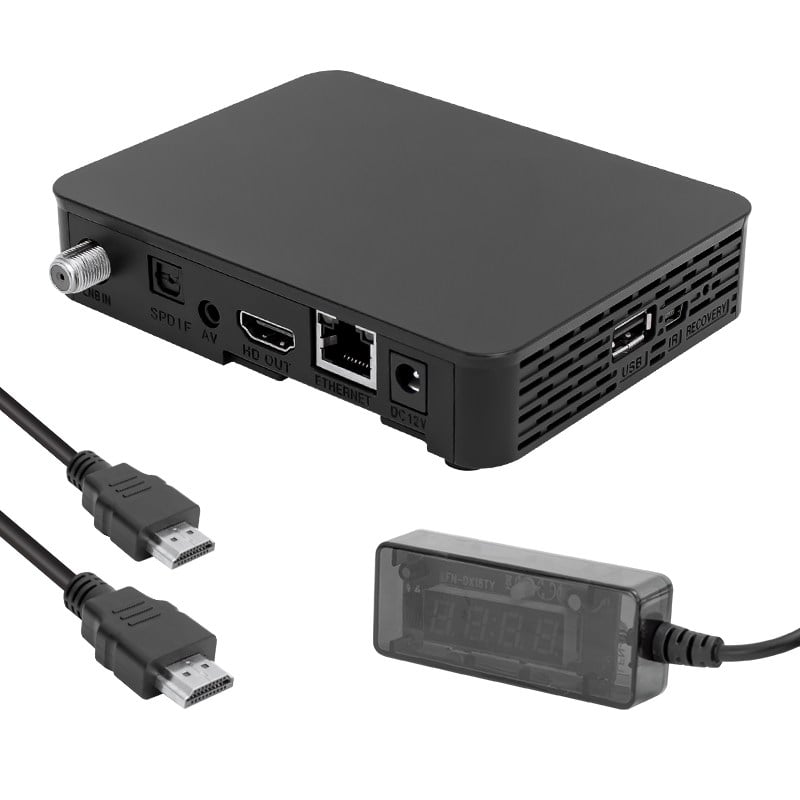 BOTECH NERO 2+ PLUS LINUX TABANLI ETHERNET GİRİŞLİ IP TV UYDU ALICISI (YOUTUBE-WIFI-DOLBY)