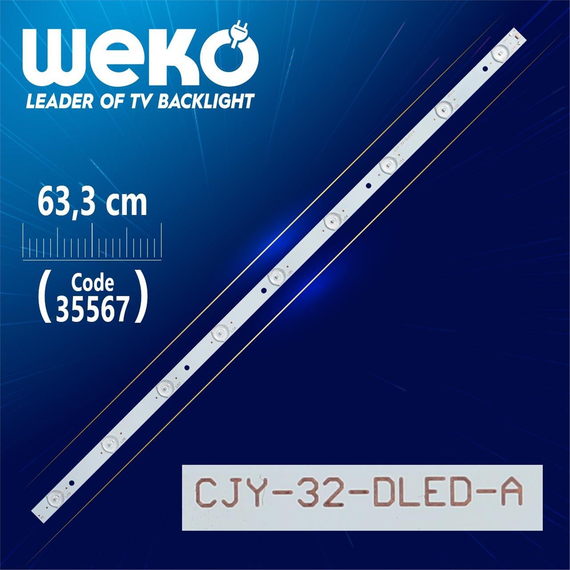 Weko CJY-32-DLED-A - 63.3 Cm 9 Ledli - (WK-1084) Tv Led Bar - Tv Led Bar