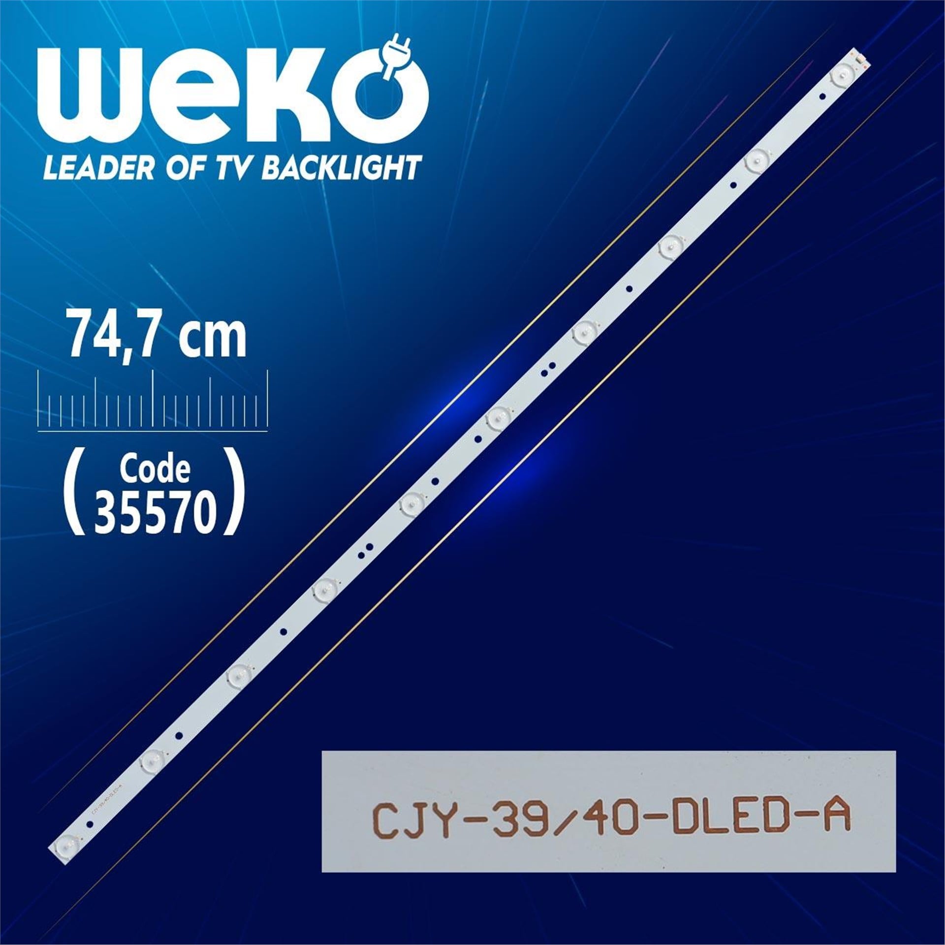 Weko CJY-39/40-DLED-A - 74.7 Cm 10 Ledli - (WK-1087) Tv Led Bar - Tv Led Bar