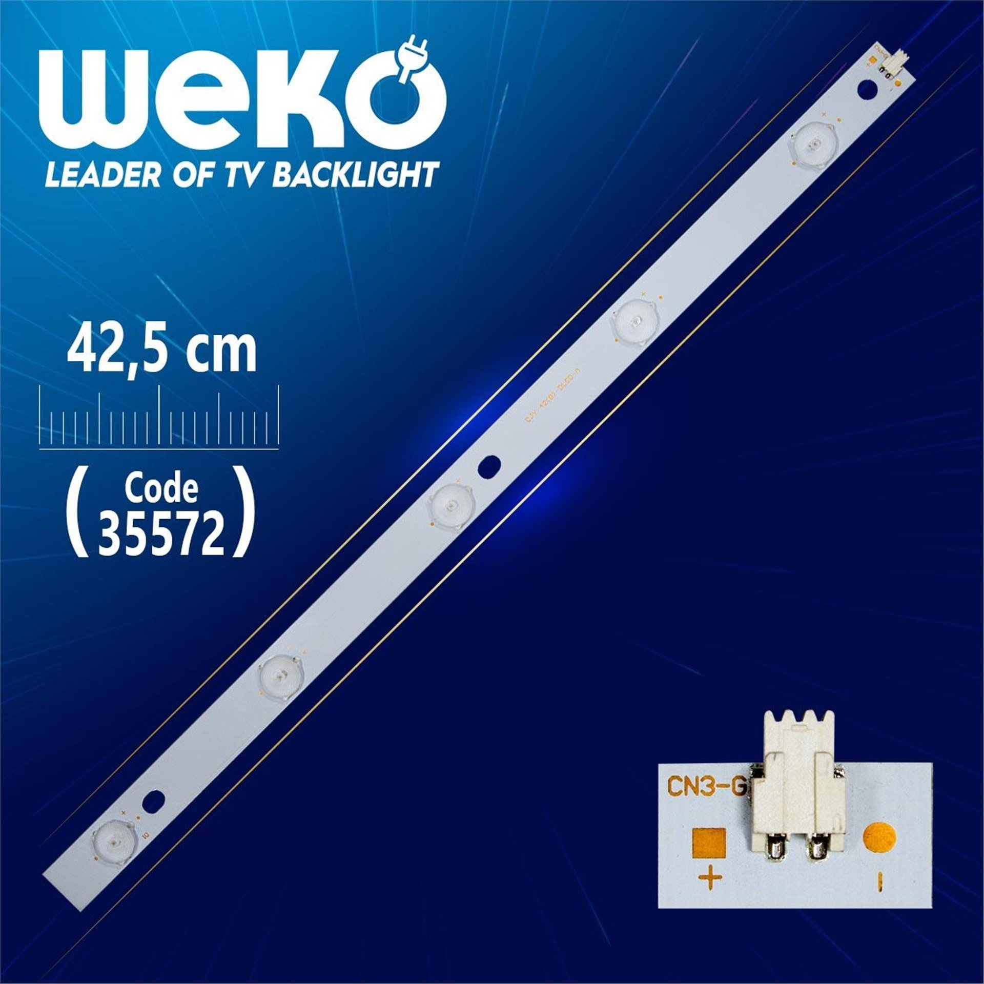 Weko CJY-42(B)-DLED-A - 42.5 Cm - 5 Ledli - (WK-1089) Tv Led Bar - Tv Led Bar