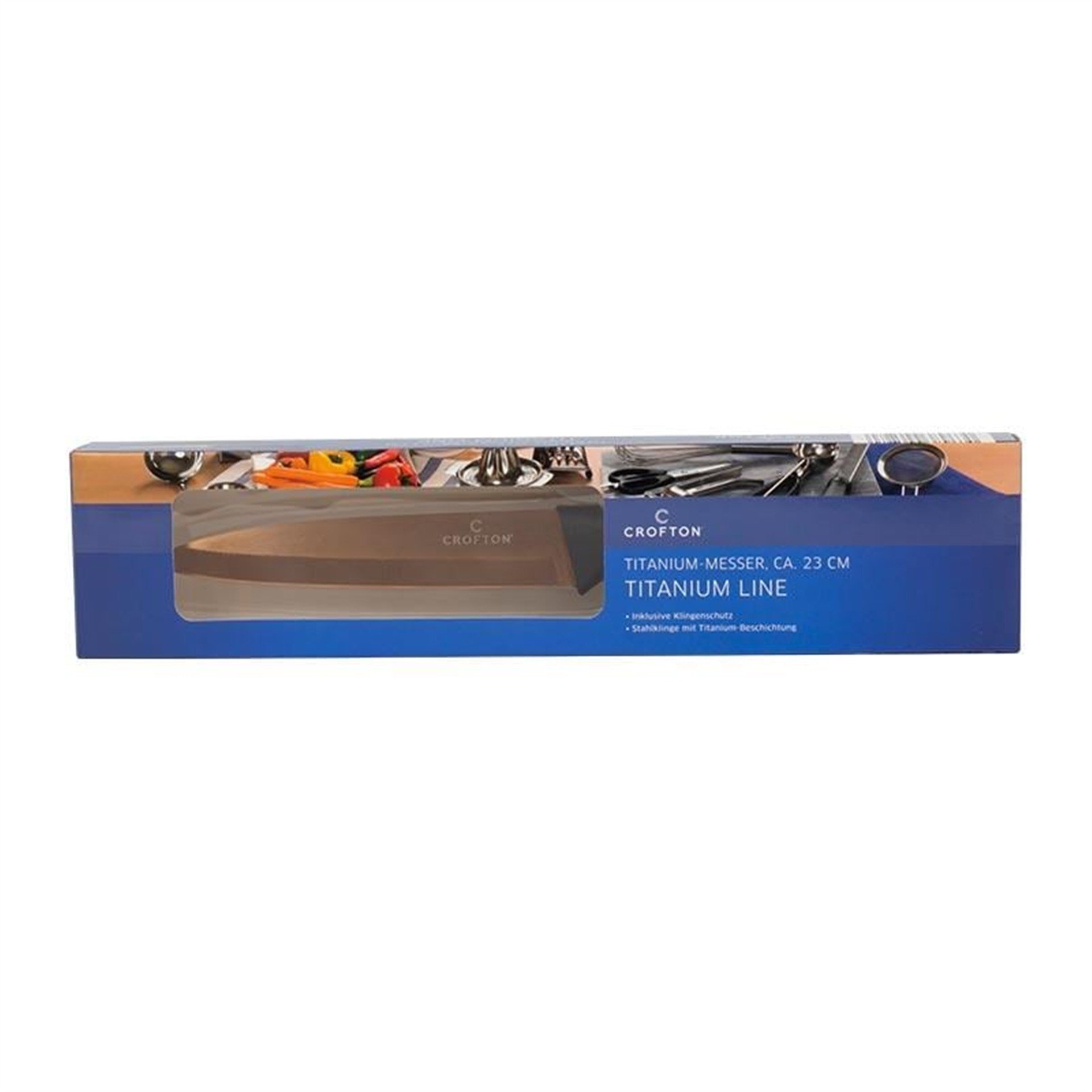 Crofton Crofton Titanyum Bronz Renk Bıçak 23 Cm - Küçük Ev Aletleri