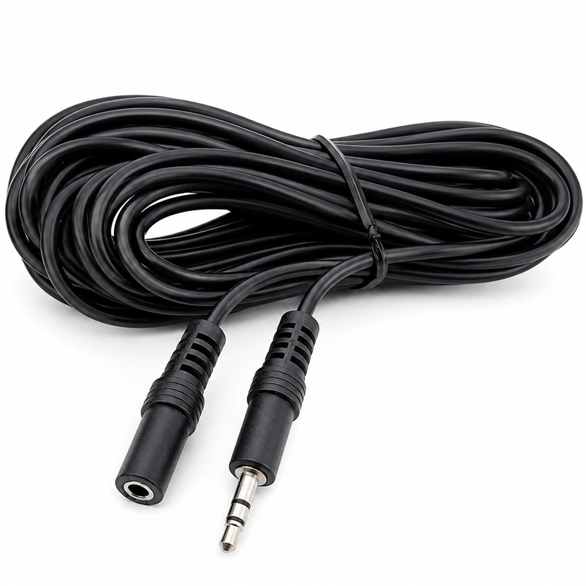 Elektromer Elektromer EL-8942 Siyah 3.5Mm Stereo Erkek/Dişi 10 Metre Uzatma Kablo - AUX Kablolar