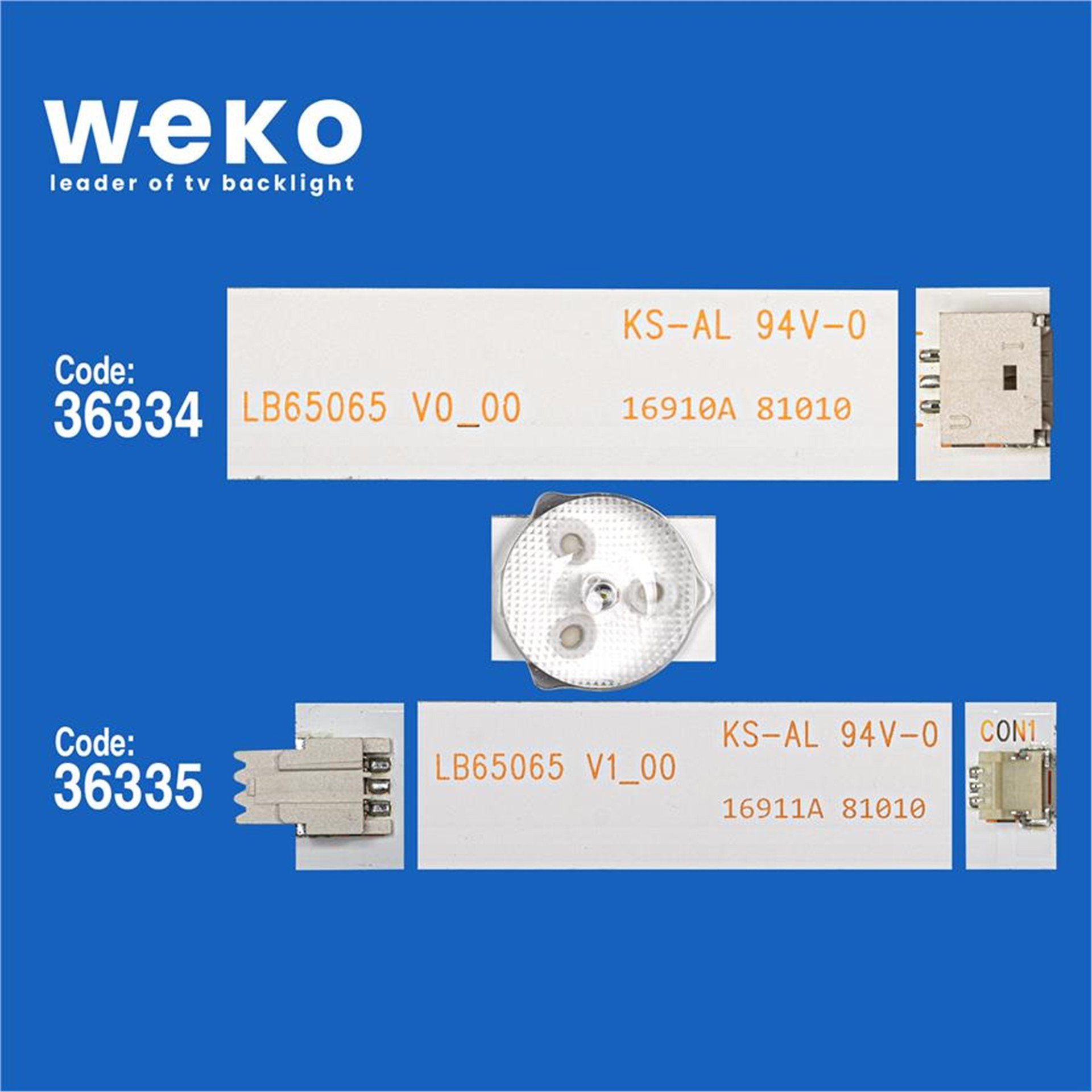 Weko Element E4SW6518RKU 65'' 12 Adet Tv Led Bar - Diğer Led Bar Çeşitleri