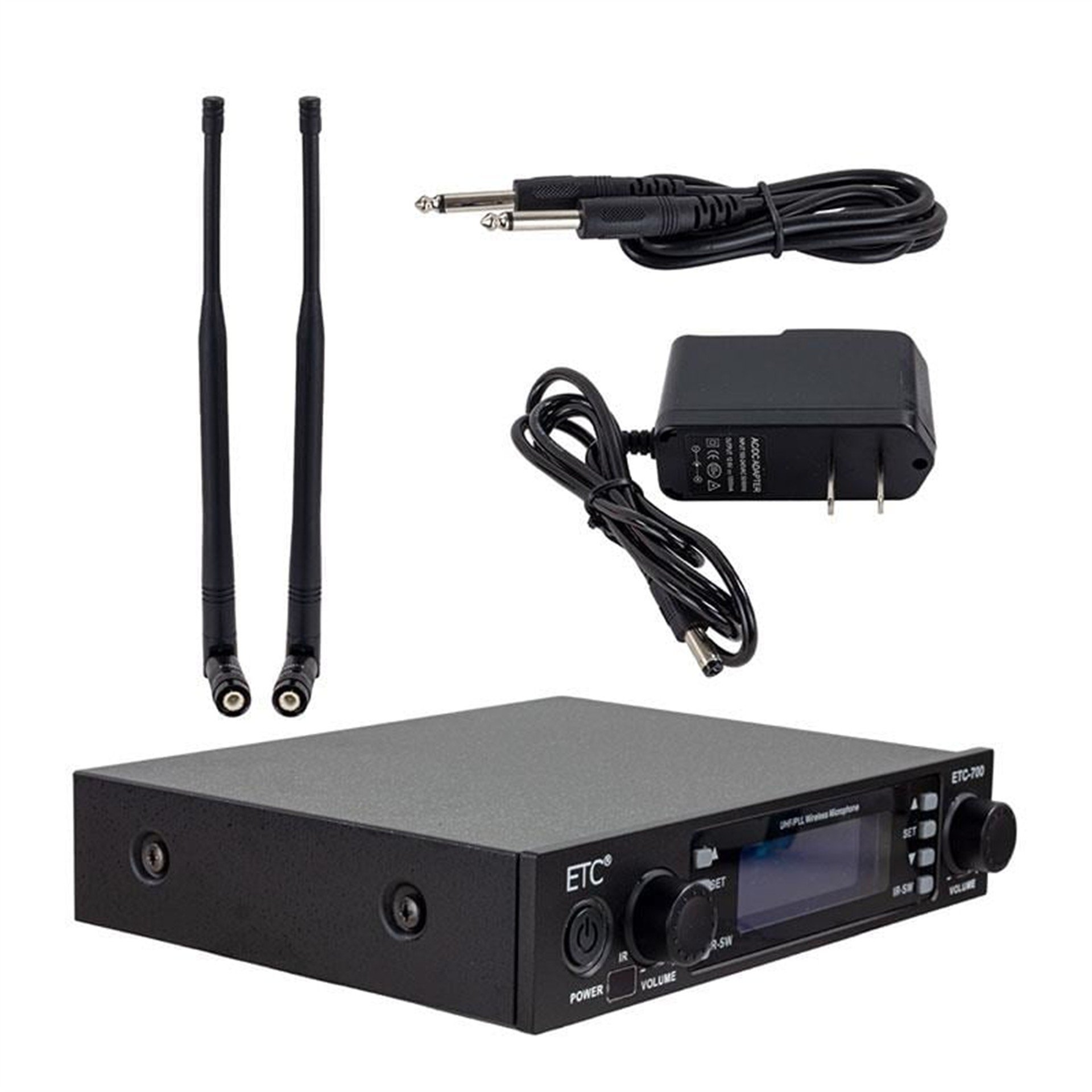 Etc Etc-700 Uhf 2 El Çift Tünerli Kablosuz Telsiz Mikrofon - Kablosuz Mikrofonlar