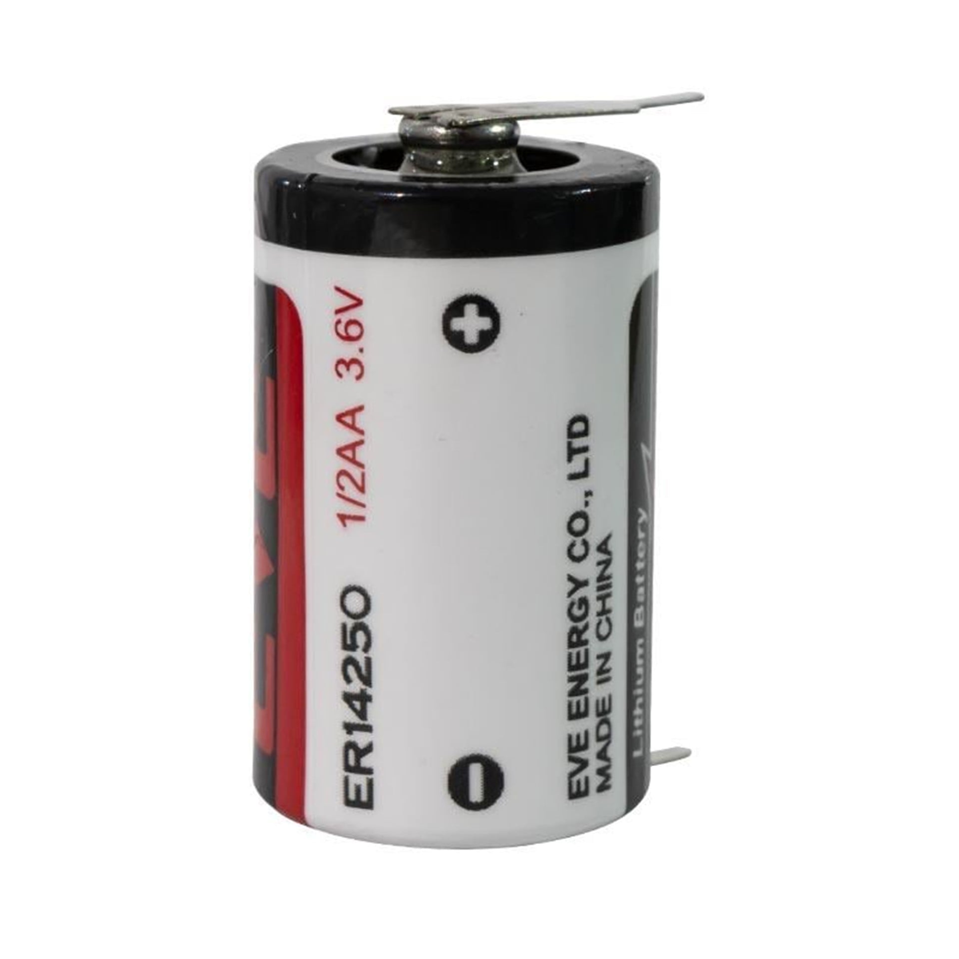 Eve Eve ER14250/3PT 1/2AA - 3.6 Volt Kısa Boy Puntalı Lityum Pil - Piller