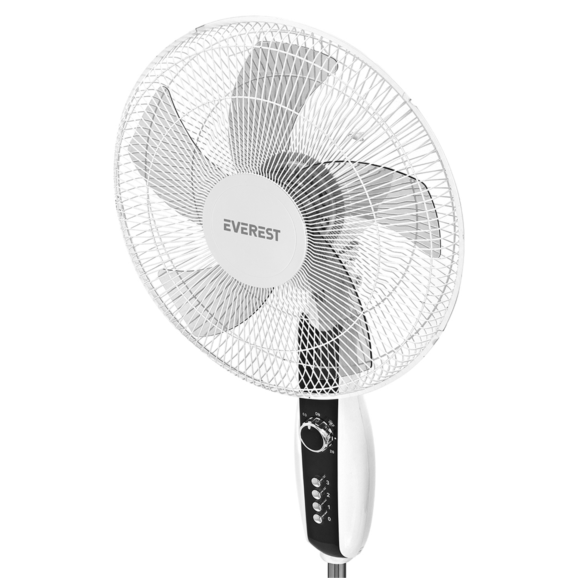 Everest Everest FAN11 Cool Air 16'' 50 Watt 5 Pervaneli 3 Kademe 1200RPM Zaman Ayarlı Vantilatör - Beyaz - Vantilatörler