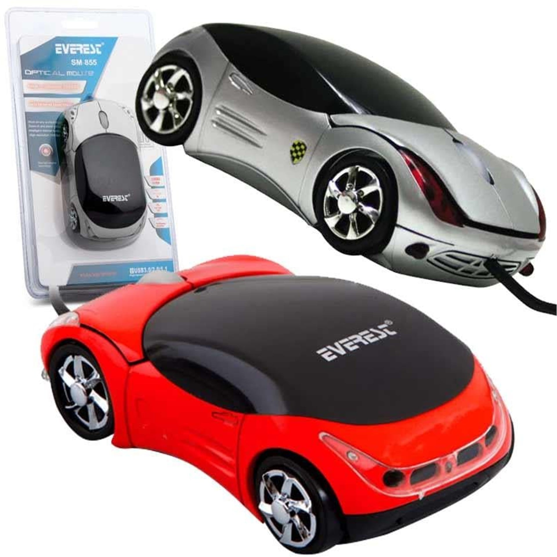 Everest Everest SM-855 Usb Optik Arabalı Mouse - Mouse
