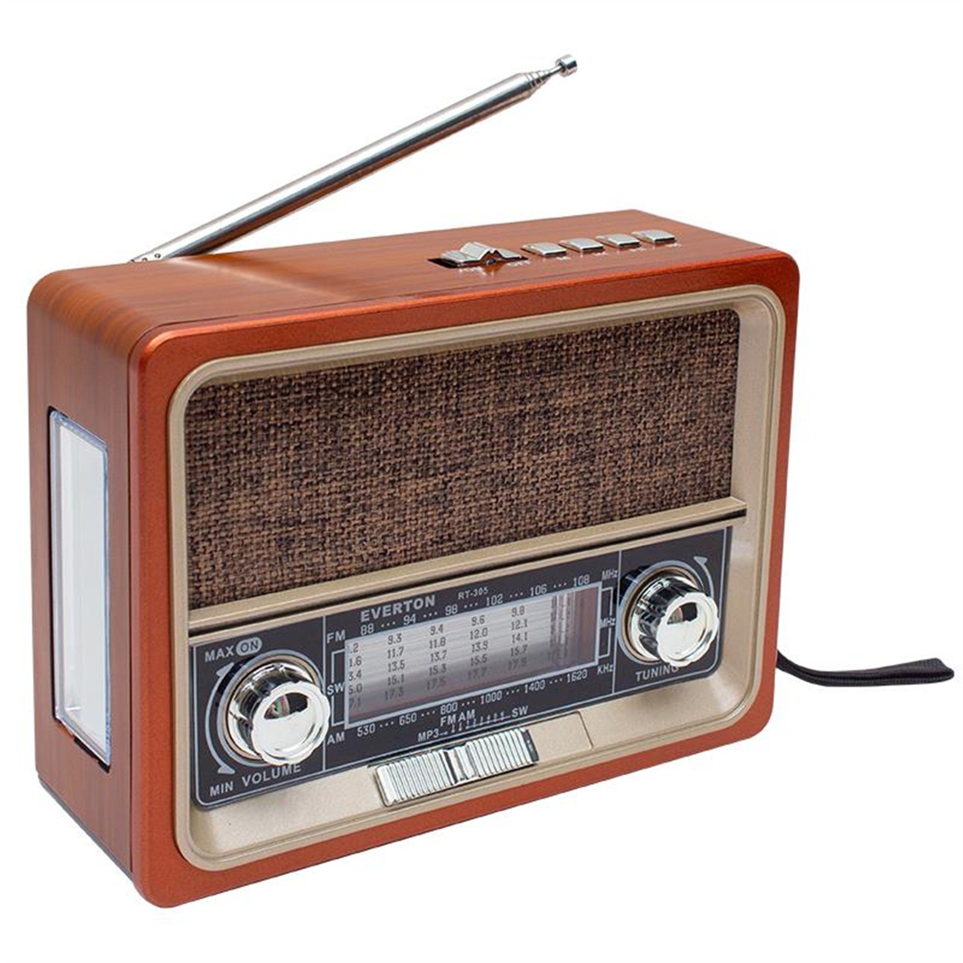 Everton Everton RT-305BT USB/TF/FM/Bluetooth Destekli Nostaljik Radyo - Taşınabilir Radyo