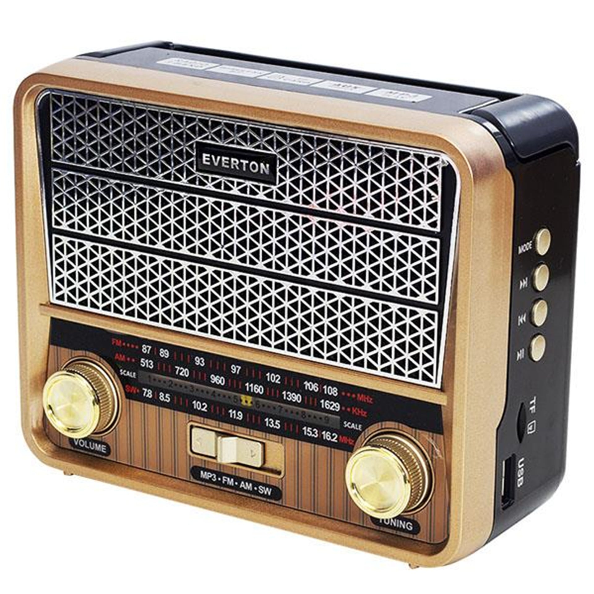 Everton Everton RT-314 USB-SD-FM-Bluetooth Destekli Nostaljik Radyo - Taşınabilir Radyo