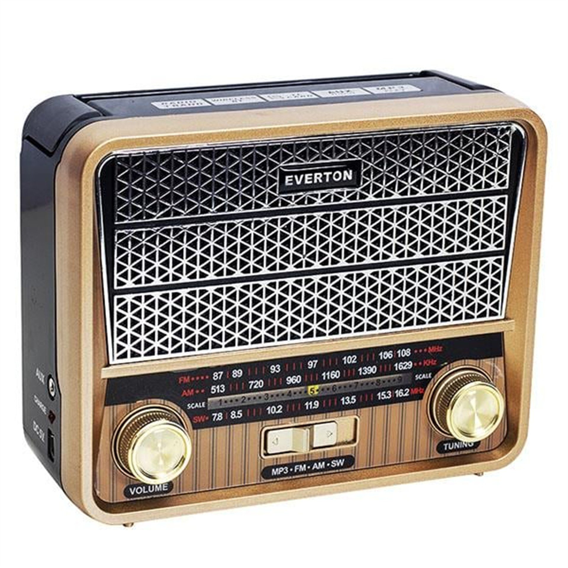 Everton Everton RT-314 USB-SD-FM-Bluetooth Destekli Nostaljik Radyo - Taşınabilir Radyo