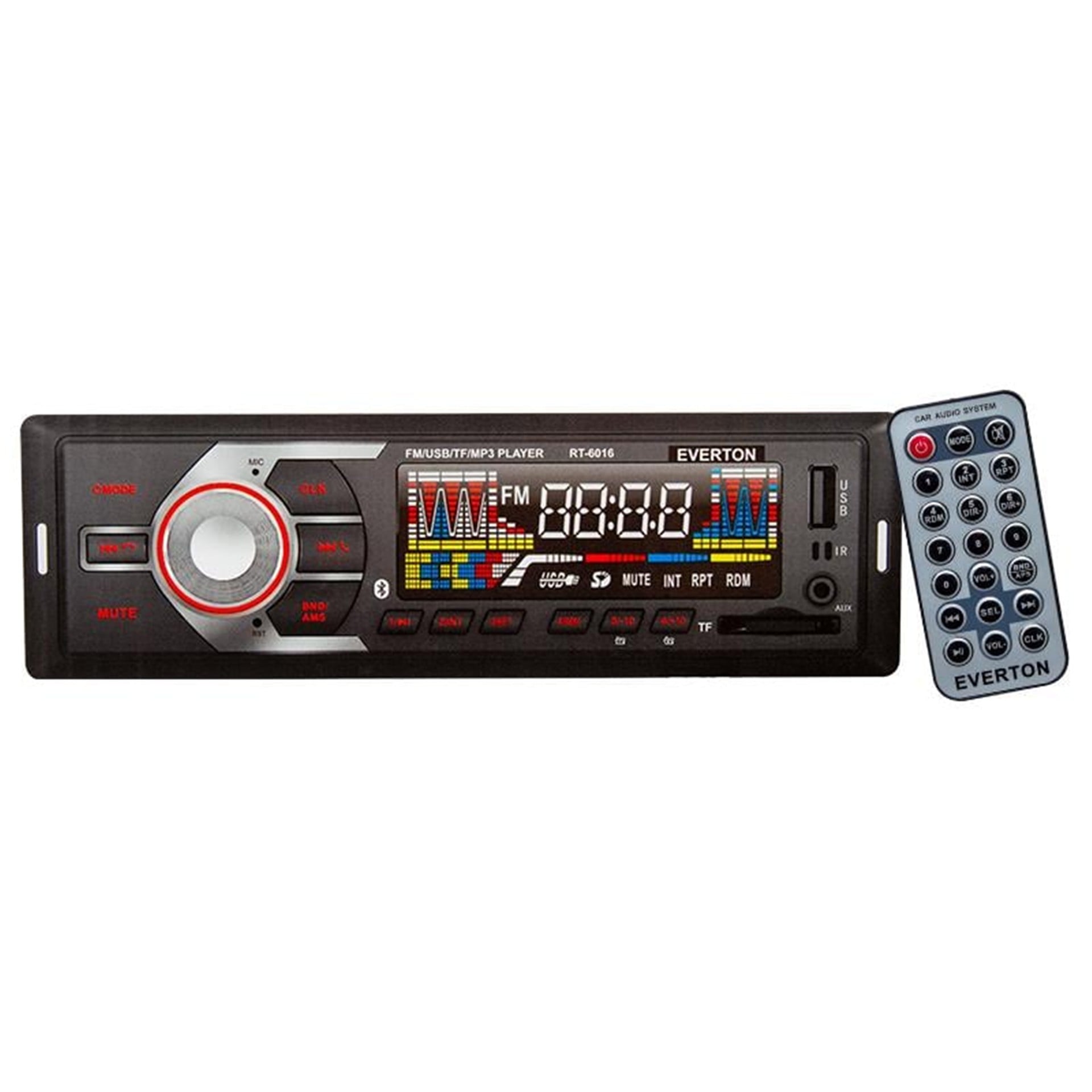 Everton Everton RT-6016 Bluetoothlu USB/TF/SD/FM/AUX/BT MP3 Çalarlı Mekaniksiz Oto Teyp - Oto Teyp