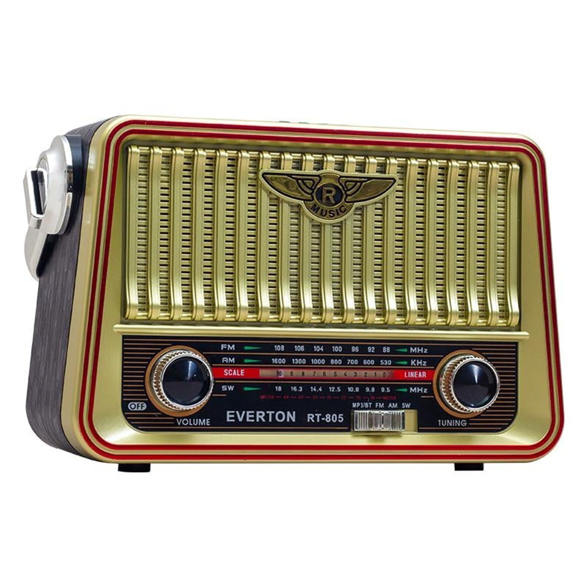 Everton Everton RT-805BT USB-SD-FM-Bluetooth Destekli Nostaljik Radyo - Taşınabilir Radyo