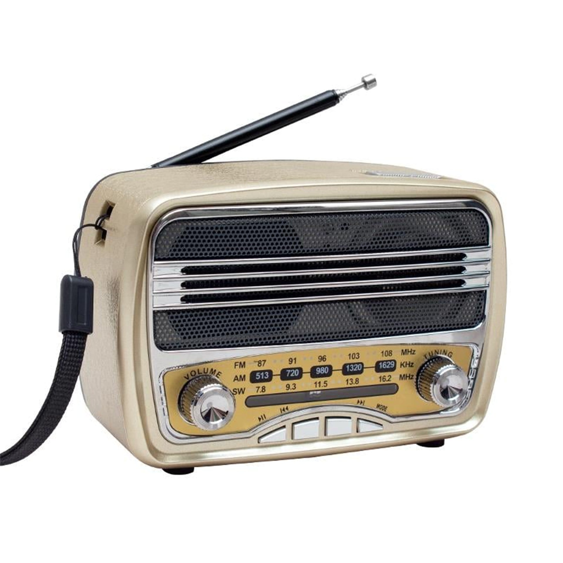 Everton Everton RT-840 USB/TF/FM/Bluetooth Destekli Nostaljik Radyo - Taşınabilir Radyo