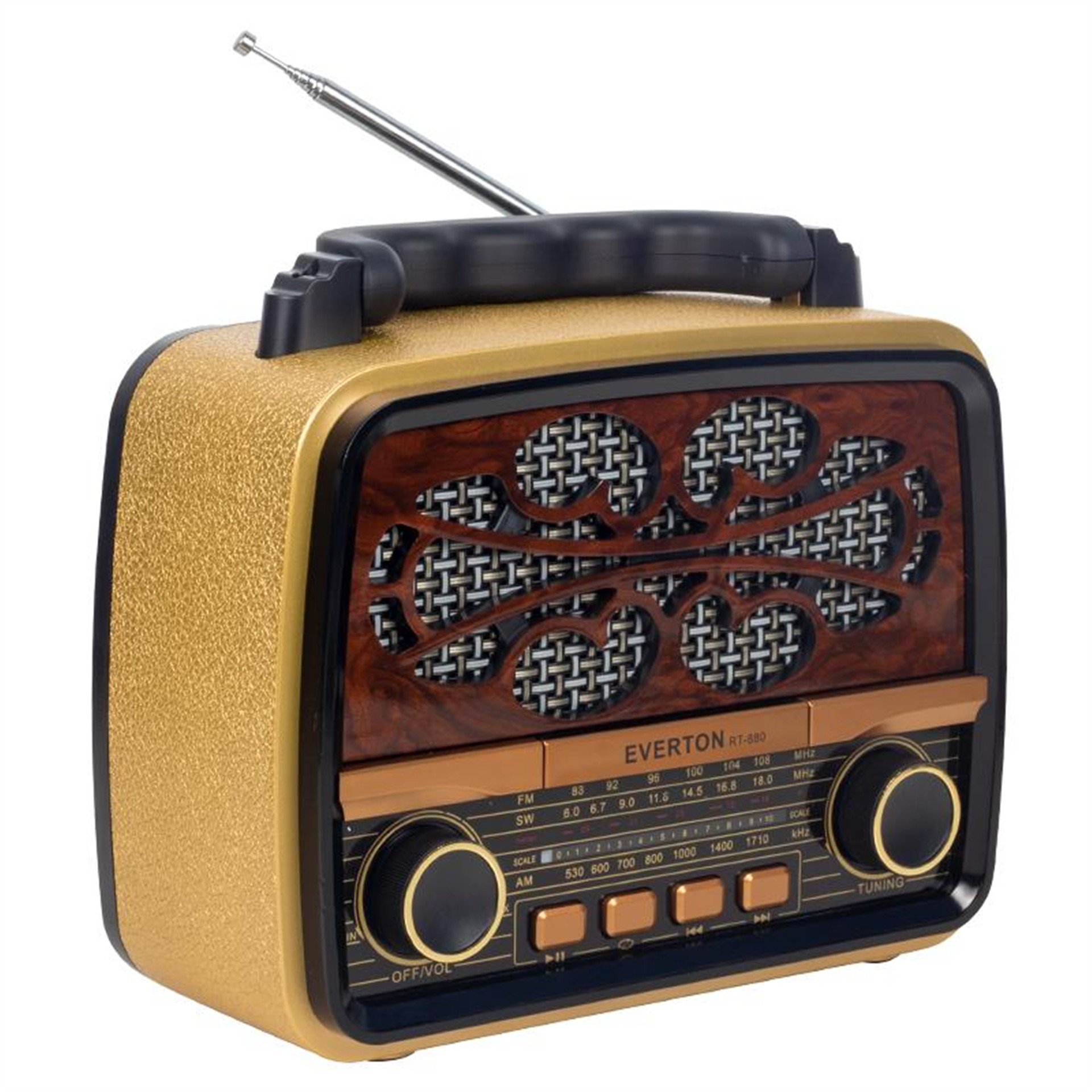 Everton Everton RT-880BT USB-SD-FM-Bluetooth Destekli Nostaljik Radyo - Taşınabilir Radyo
