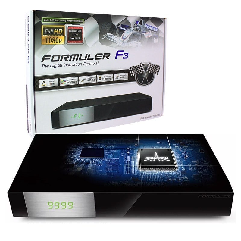 FORMULER F3 TUNERLİ LINUX EMBEDED FULL HD UYDU ALICISI