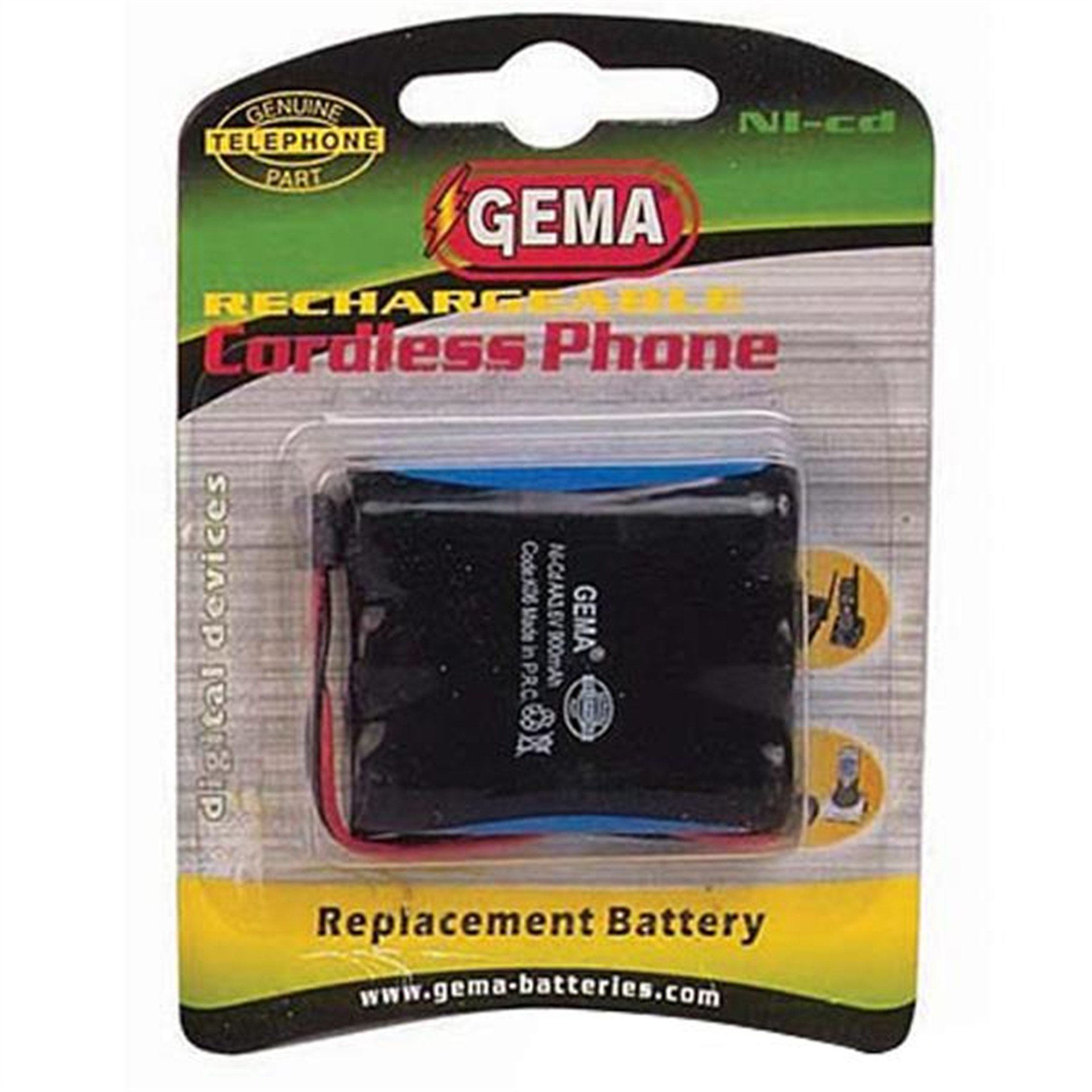 Oem Gema Plus Ms-06 3.6 Volt 650 Mah 3Lü Kalem Pil (Telsiz Telefon Pili) - Şarjlı Piller