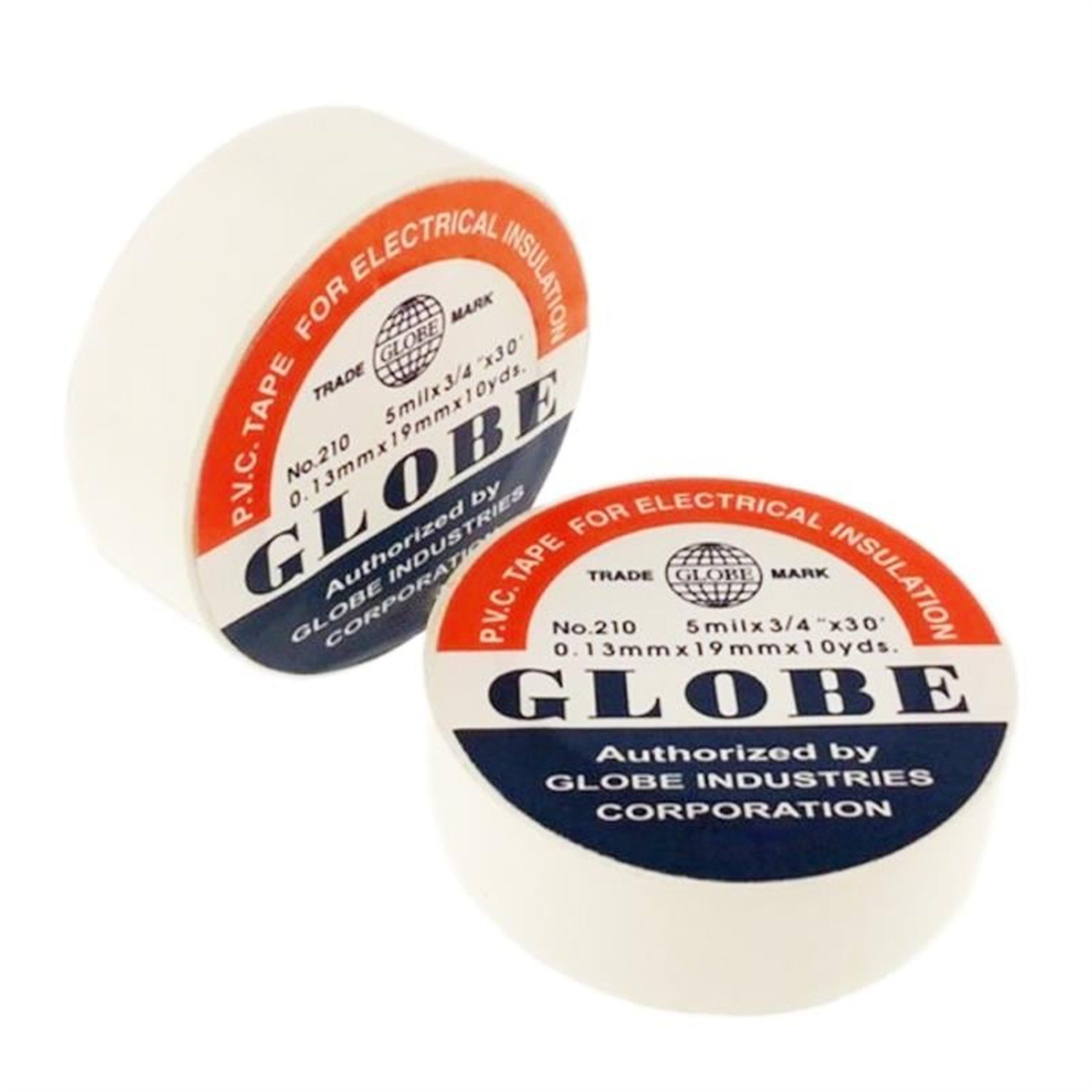 Globe Globe 0.13Mmx19Mm İzole Bant 10'lu Beyaz - Kablo Ekipmanları