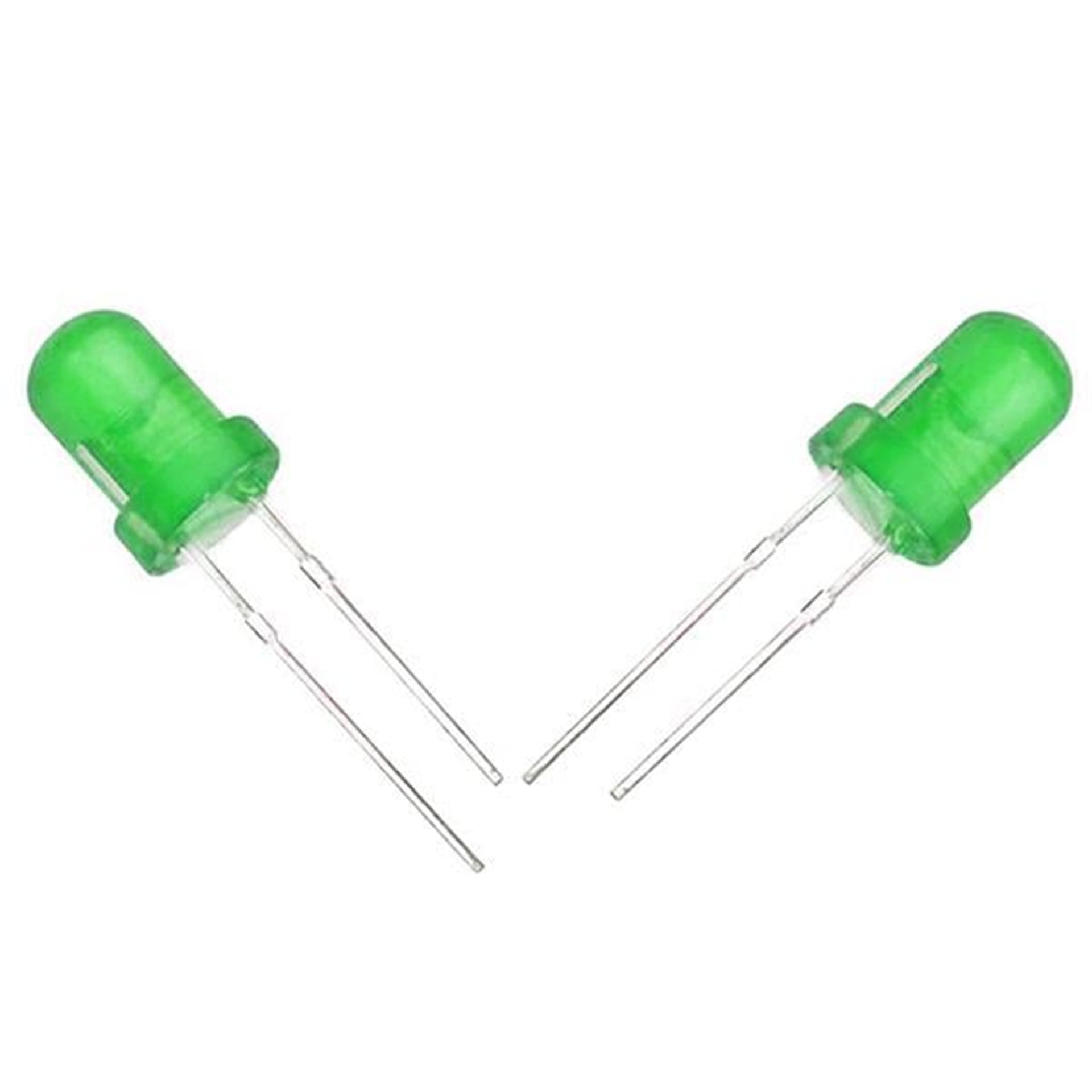 Oem Halmet Mantar Led 5mm Yeşil Mat - Mantar Ledler