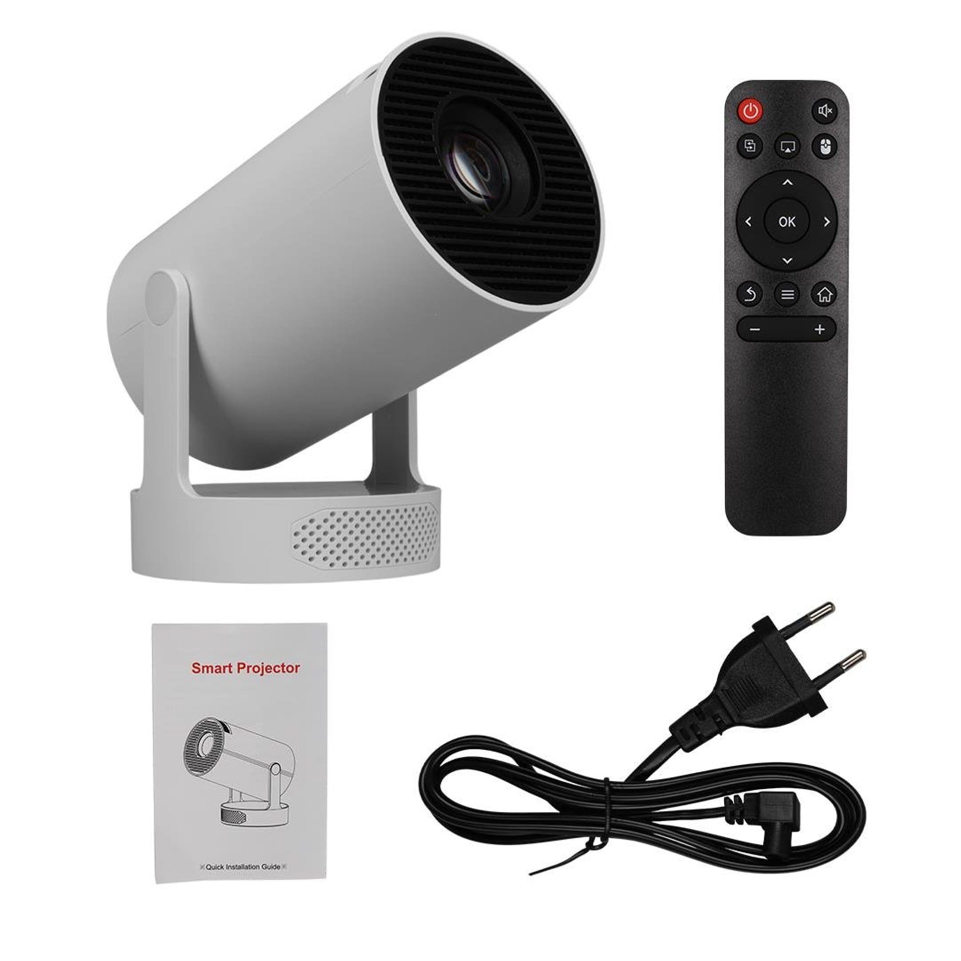 Hello Hello HY300PRO Android 11 Akıllı LED Ayarlanabilir Projeksiyon FHD Kablosuz Görüntü Aktarım Destekli Ev Sinema Sistemi - Projeksiyon Cihazı