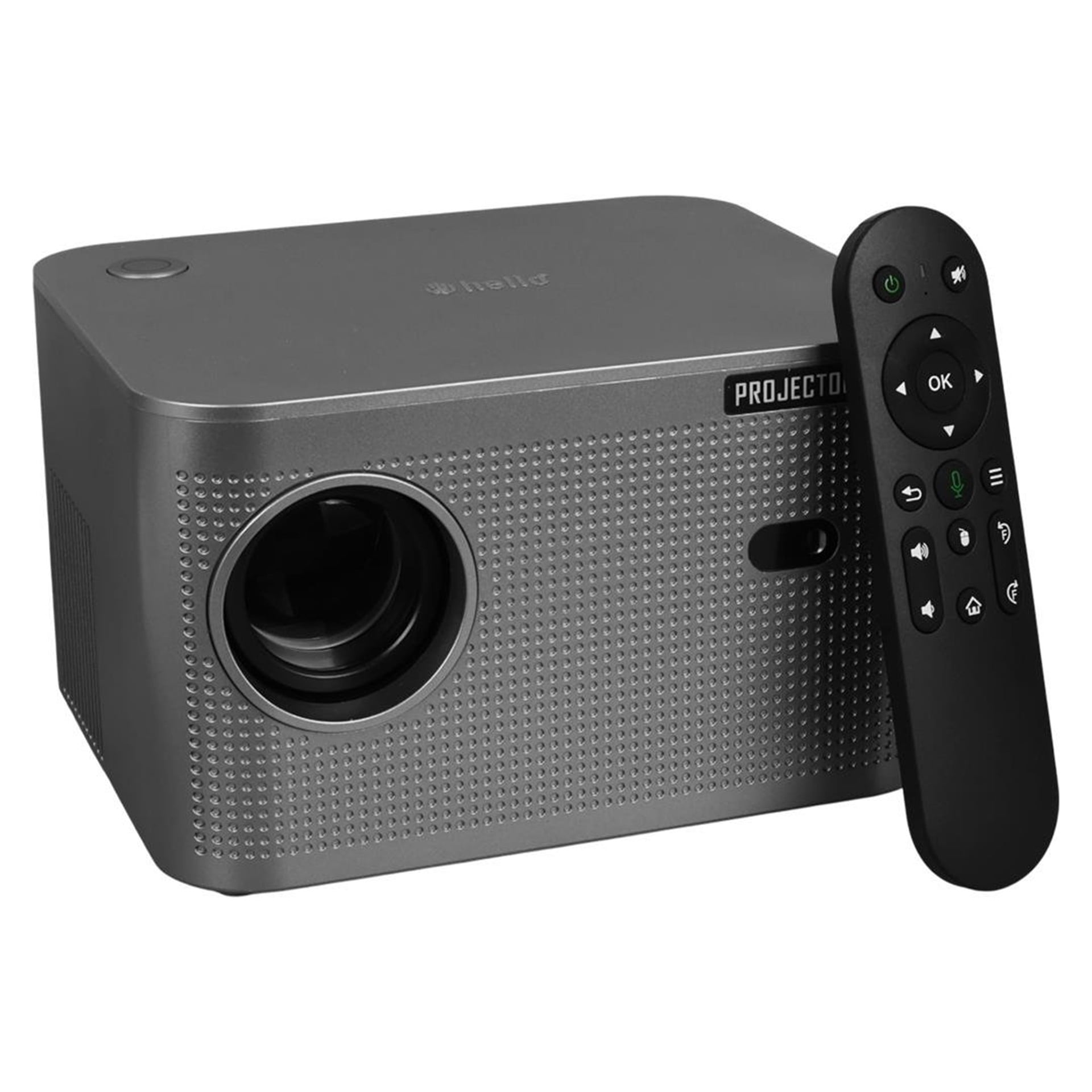 Hello Hello HY350 Sesli Komutlu Android 11 Akıllı LED Projeksiyon FHD Kablosuz Görüntü Aktarım Destekli Ev Sinema Sistemi - Projeksiyon Cihazı