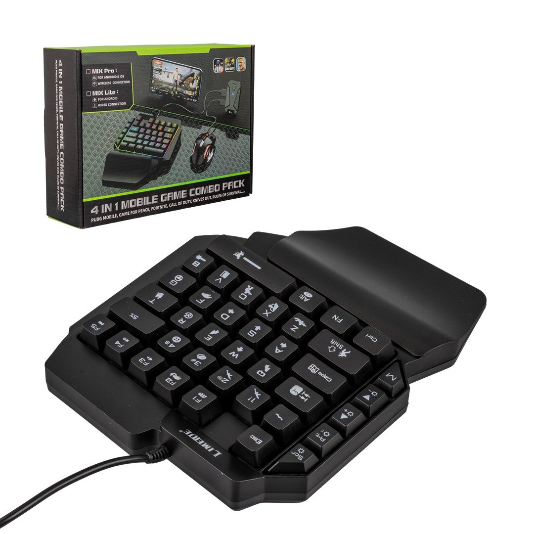 HELLO JCHF-68 KLAVYE + MOUSE BLUETOOTH GAMEPAD OYUNCU 4IN1 SET